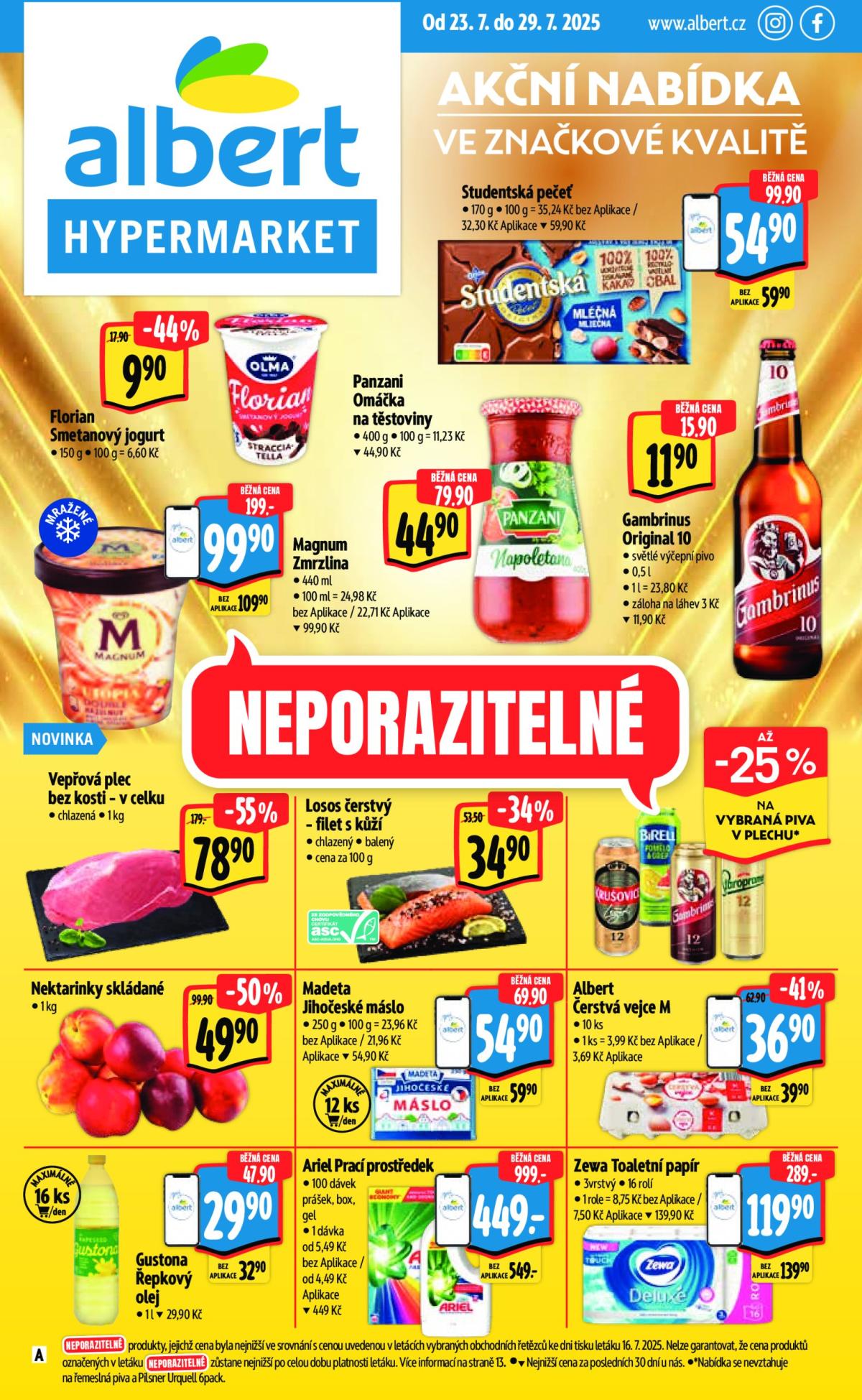 Leták Albert Hypermarket od 23.07. do 29.07.