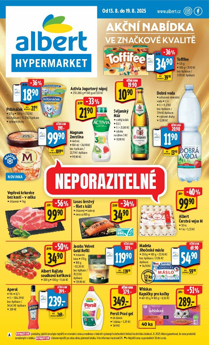 Leták Albert Hypermarket od 13.08. do 19.08.