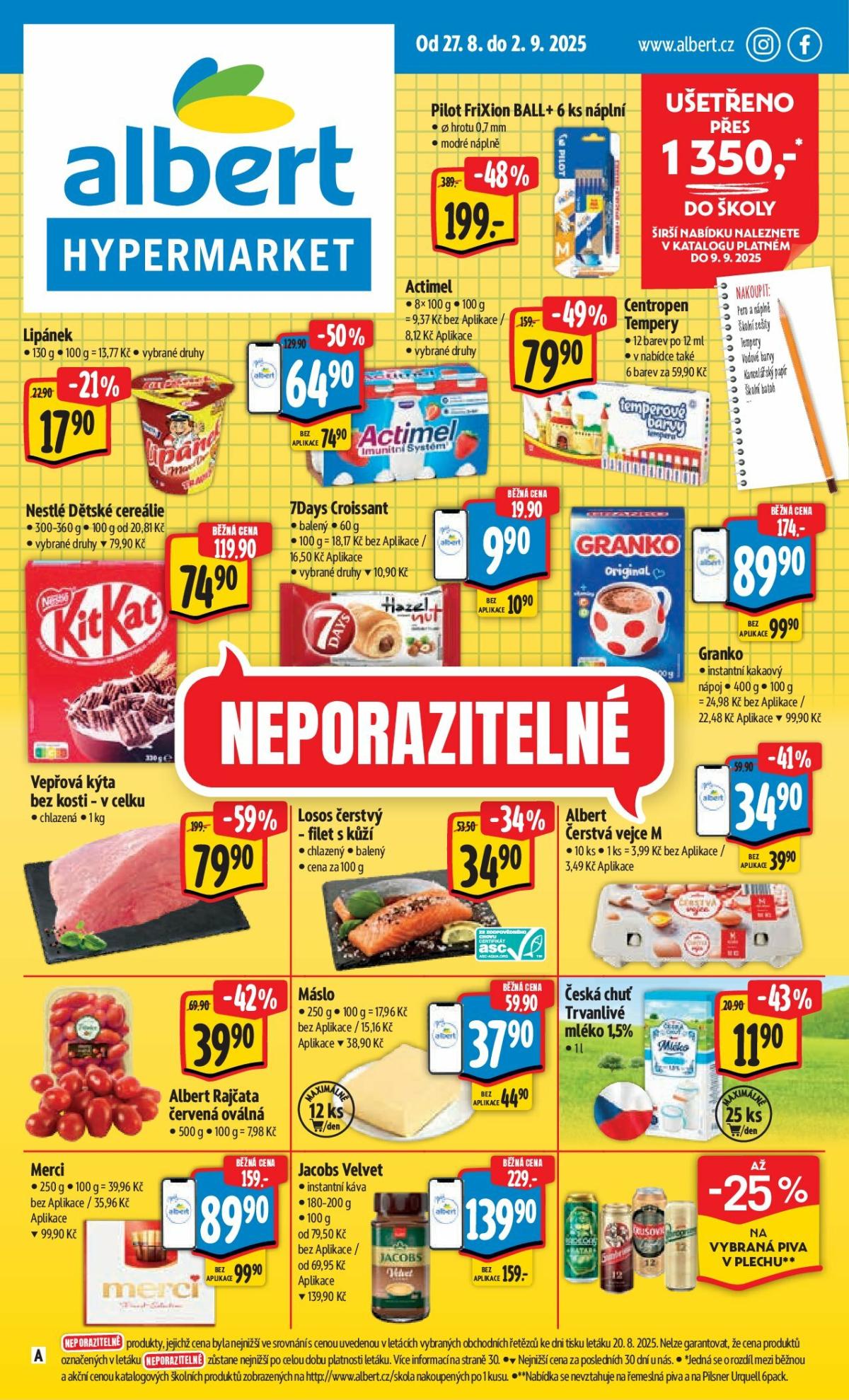Leták Albert Hypermarket od 27.08. do 02.09.