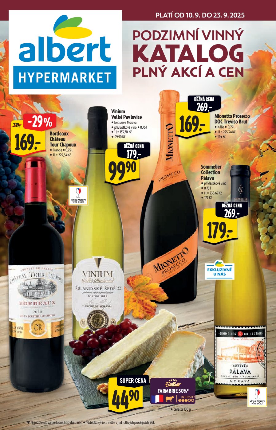 Leták Albert Hypermarket - Vinný katalog od 10.09. do 23.09.