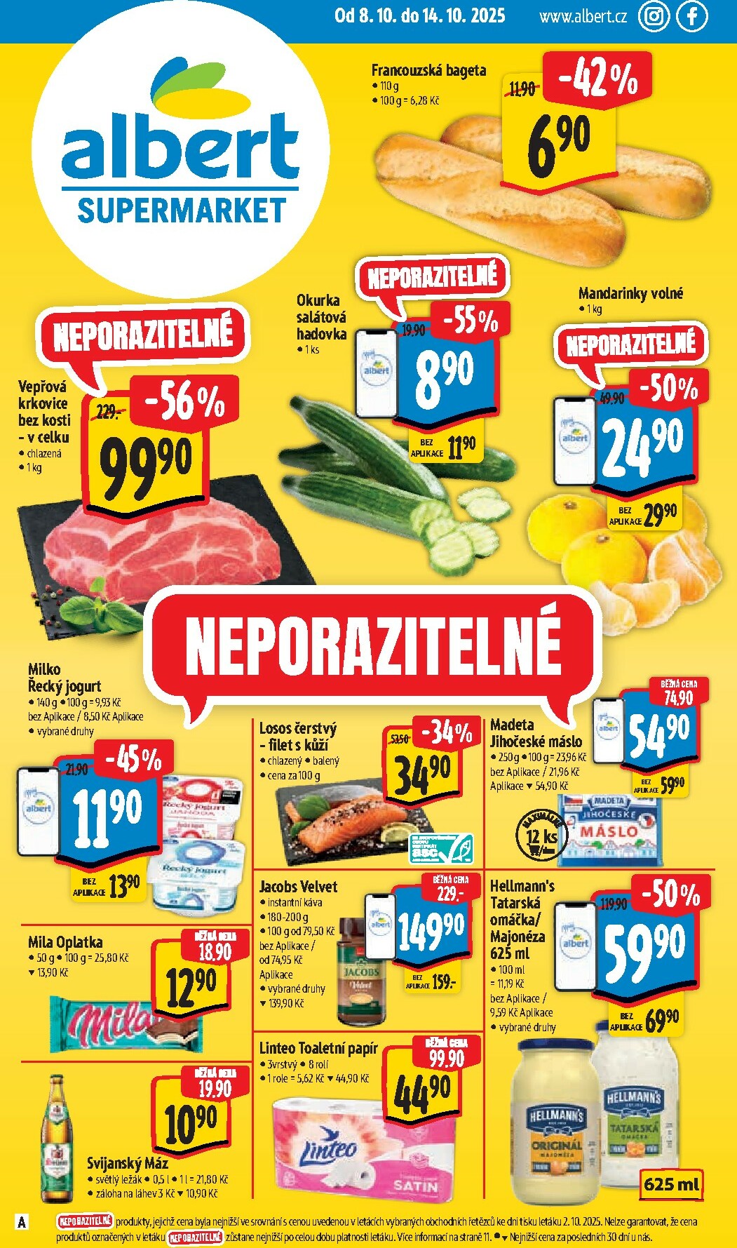 Aktuální leták Albert Supermarket od 08.10. do 14.10.