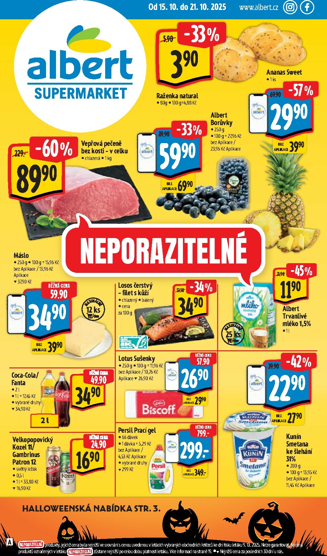 Aktuální leták Albert Supermarket od 15.10. do 21.10.