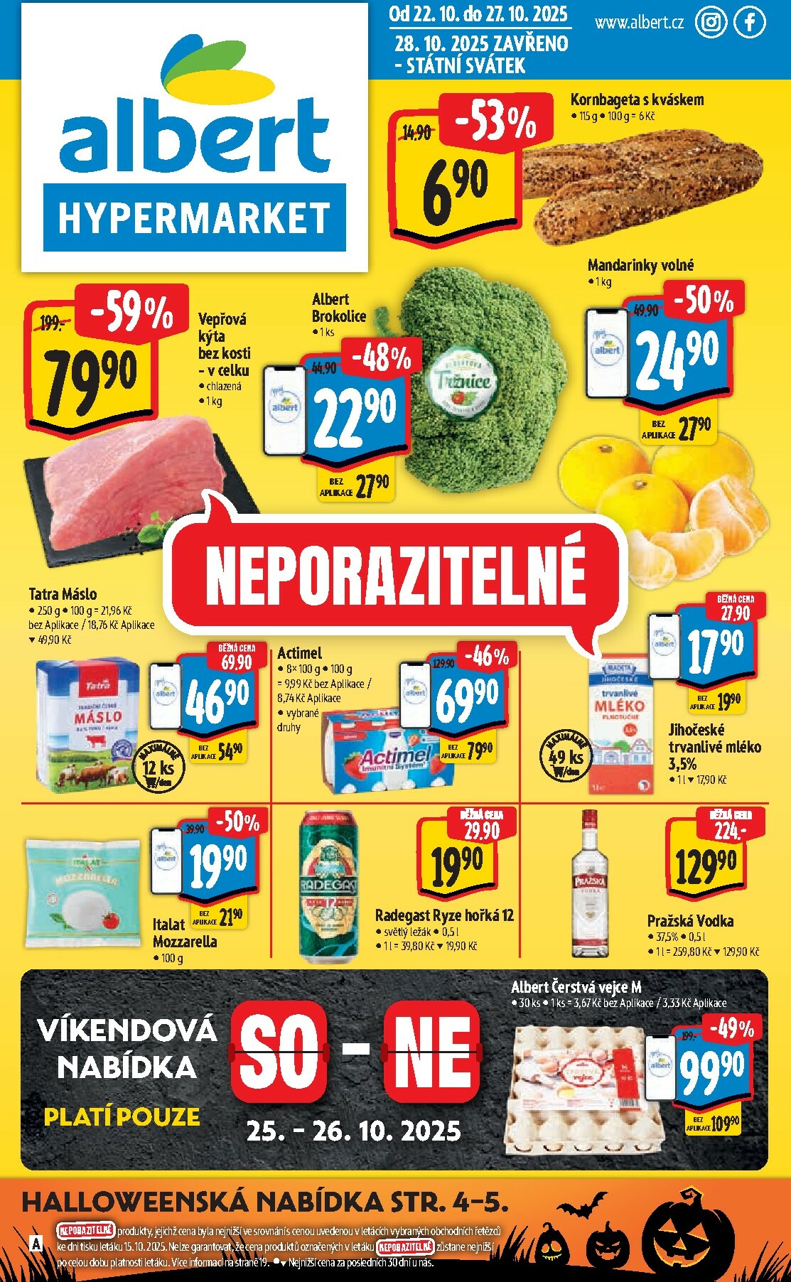 Aktuální leták Albert Hypermarket od 22.10. do 27.10.