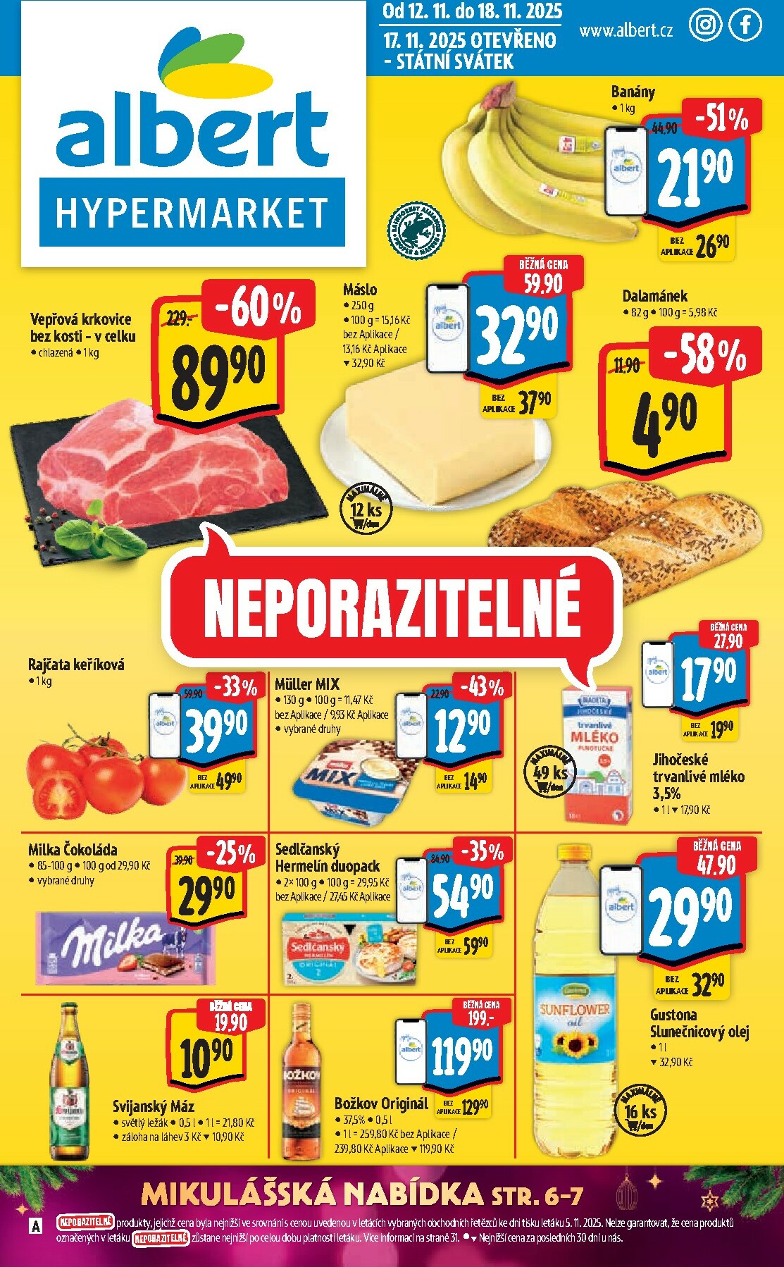 Aktuální leták Albert Hypermarket od 12.11. do 18.11.
