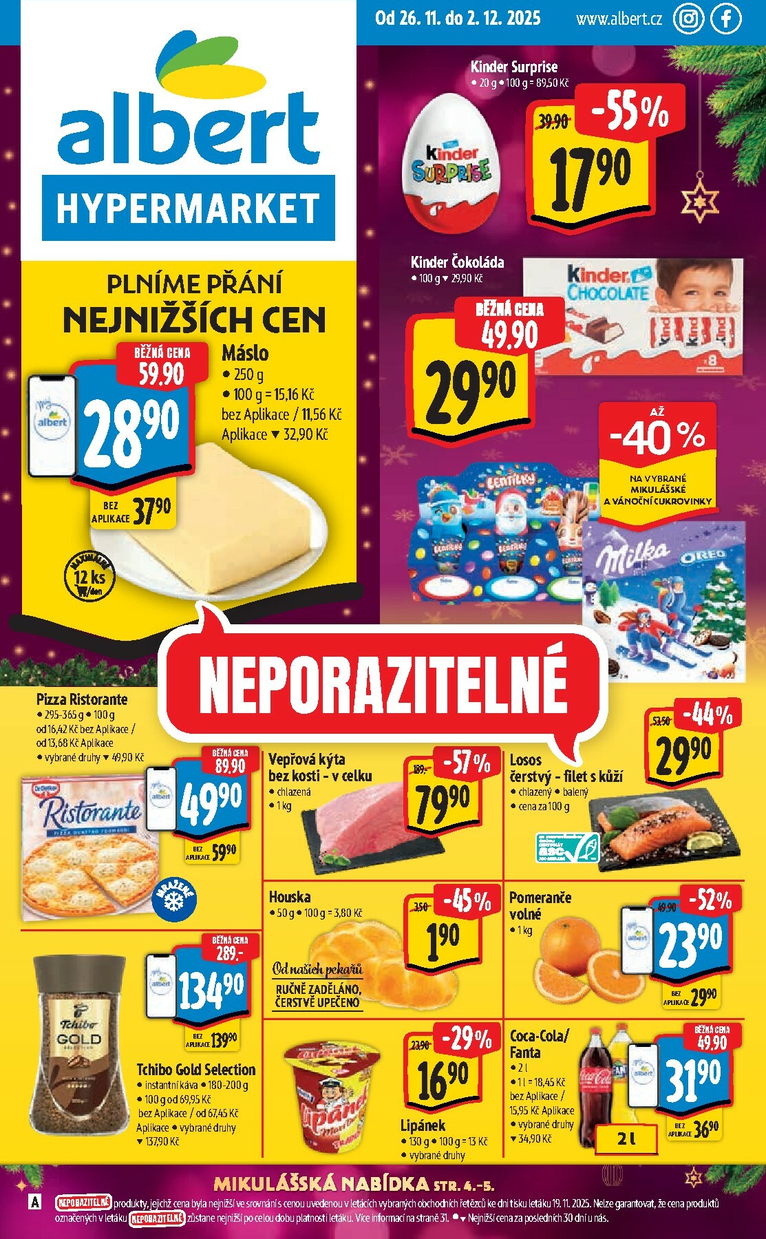 Aktuální leták Albert Hypermarket od 26.11. do 02.12.
