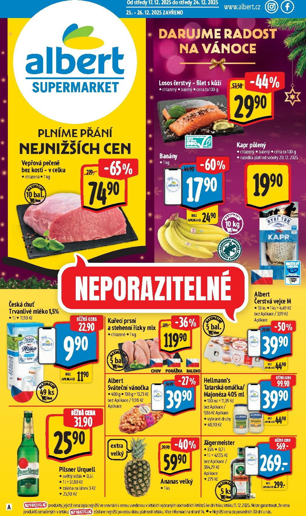 Aktuální leták Albert Supermarket od 17.12. do 24.12.
