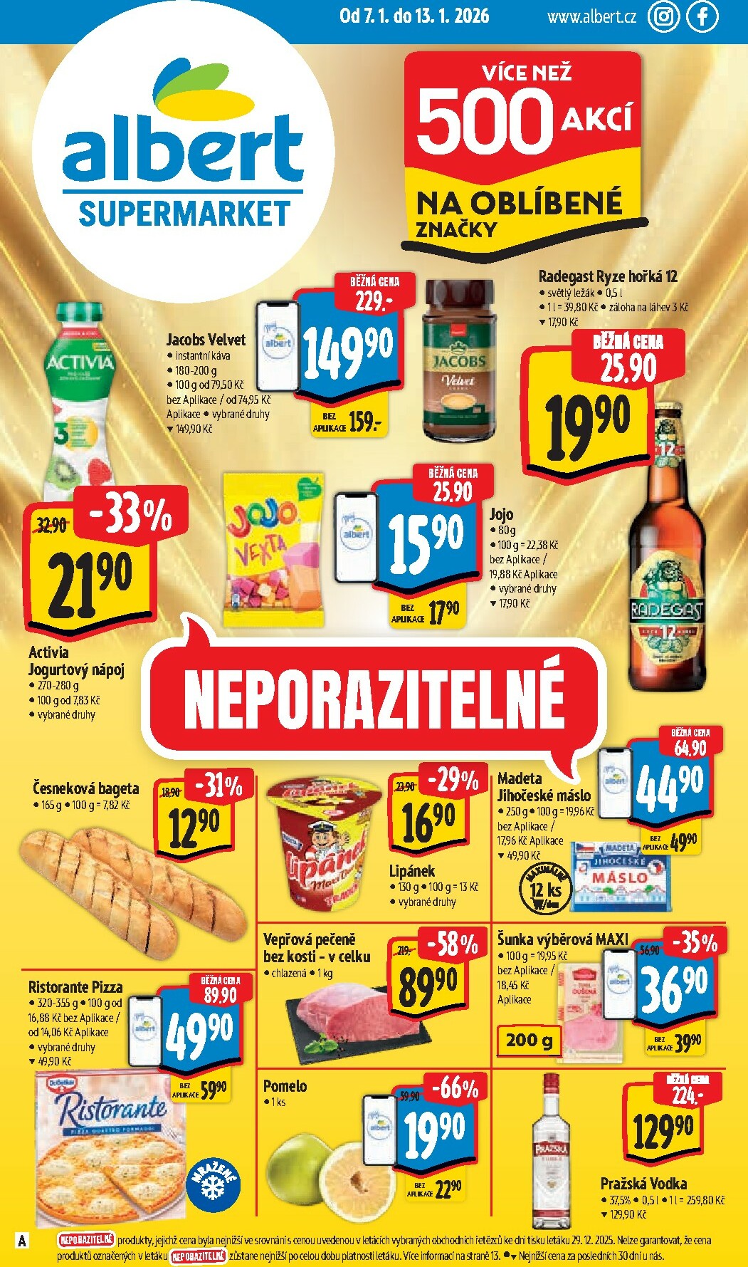 Aktuální leták Albert Supermarket od 07.01. do 13.01.