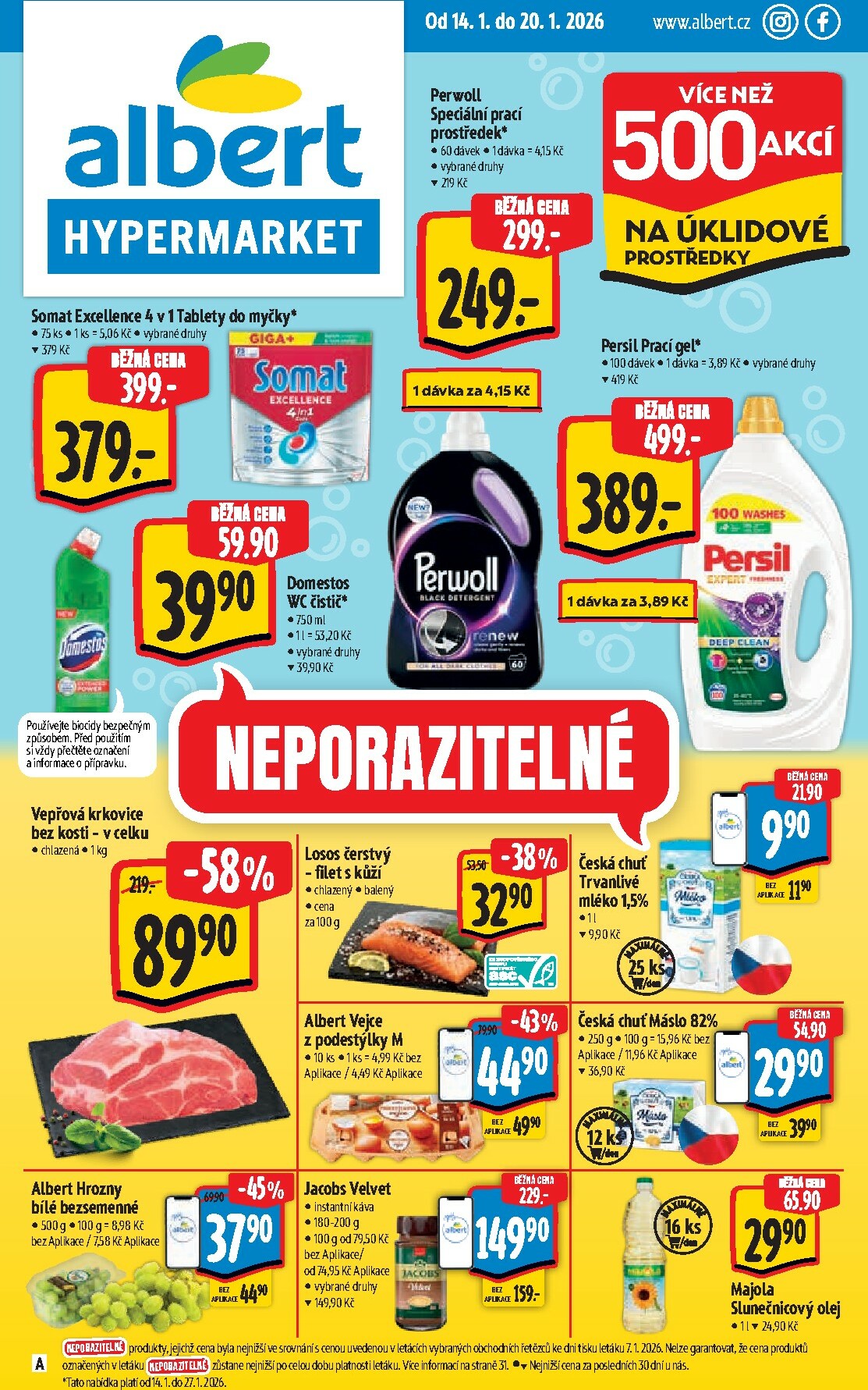 Aktuální leták Albert Hypermarket od 14.01. do 20.01.