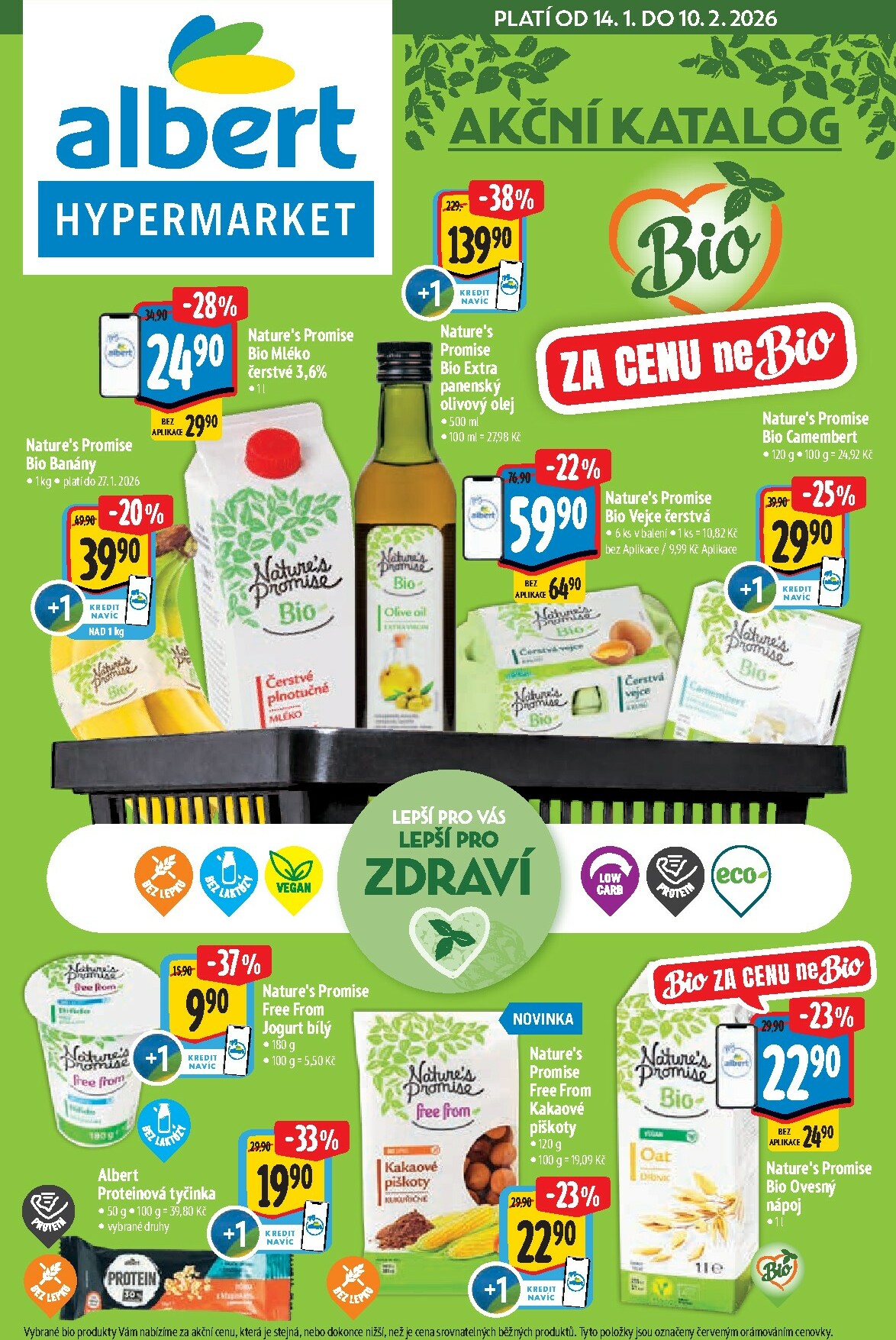 Aktuální leták Albert Hypermarket - Bio od 14.01. do 10.02.