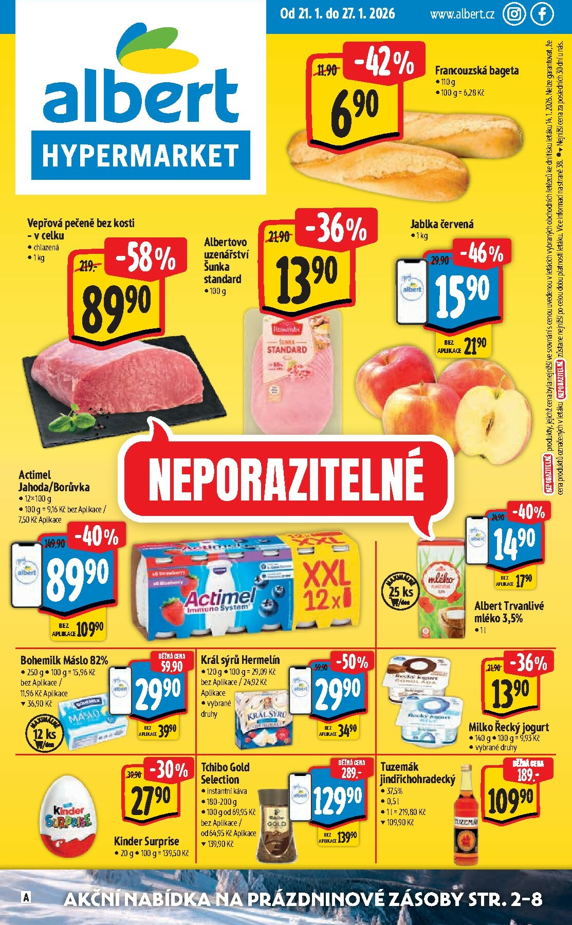 Aktuální leták Albert Hypermarket od 21.01. do 27.01.