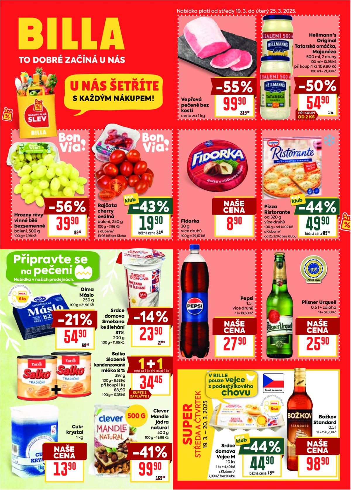 Leták Billa - Malý leták od 19.03. do 25.03.