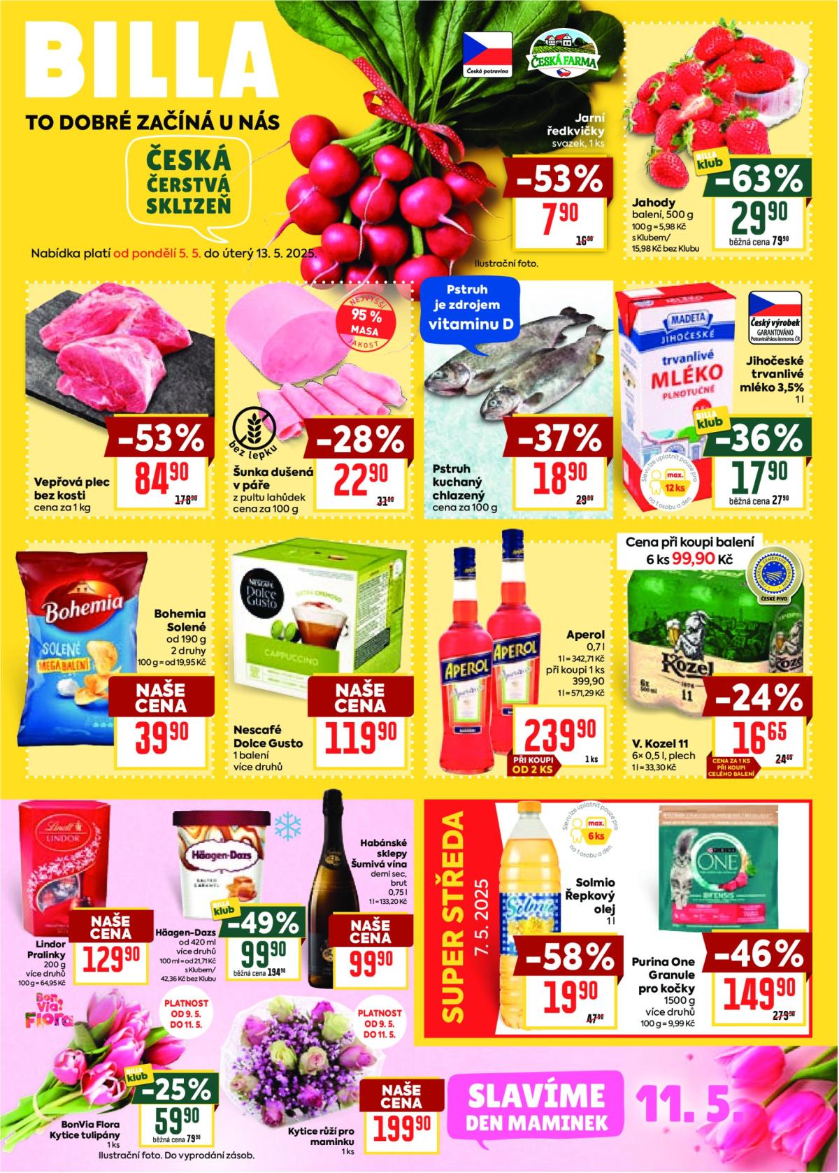 Leták Billa - Malý leták od 05.05. do 13.05.