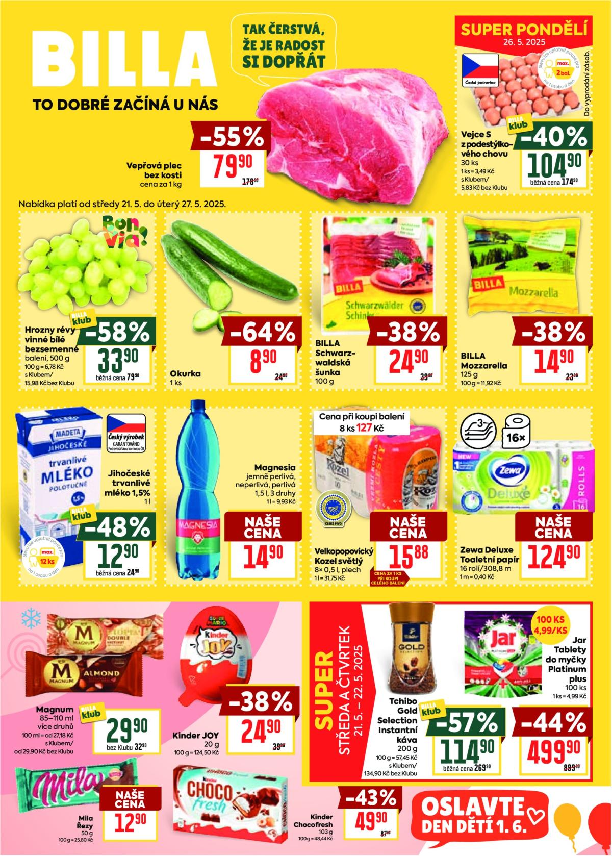 Leták Billa od 21.05. do 27.05.