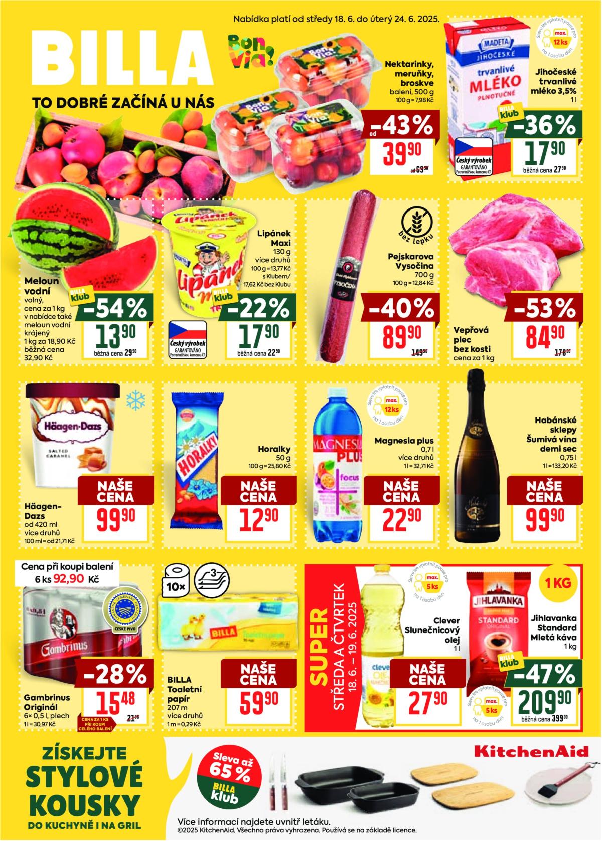 Leták Billa od 18.06. do 24.06.