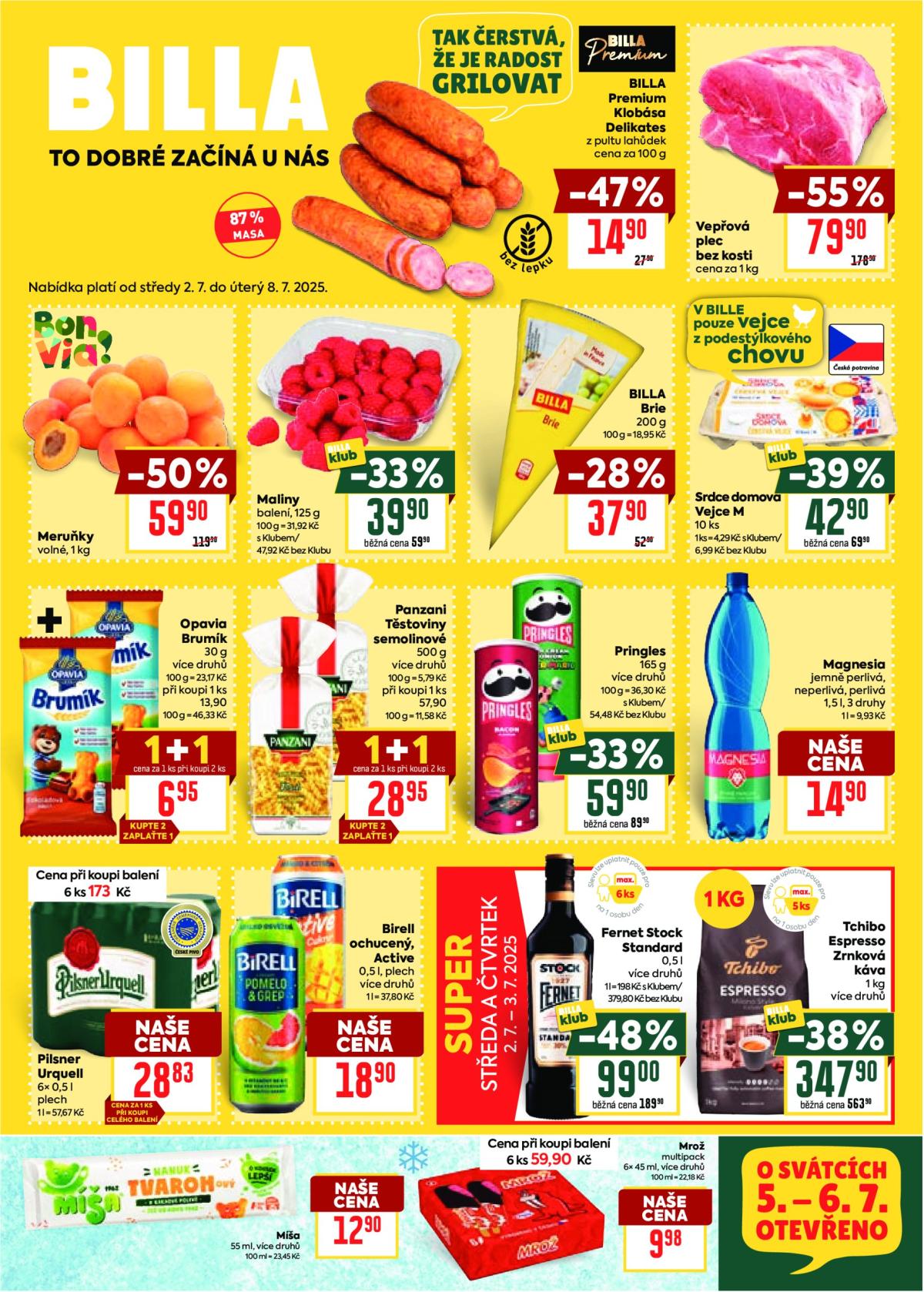 Leták Billa - Malý leták od 02.07. do 08.07.