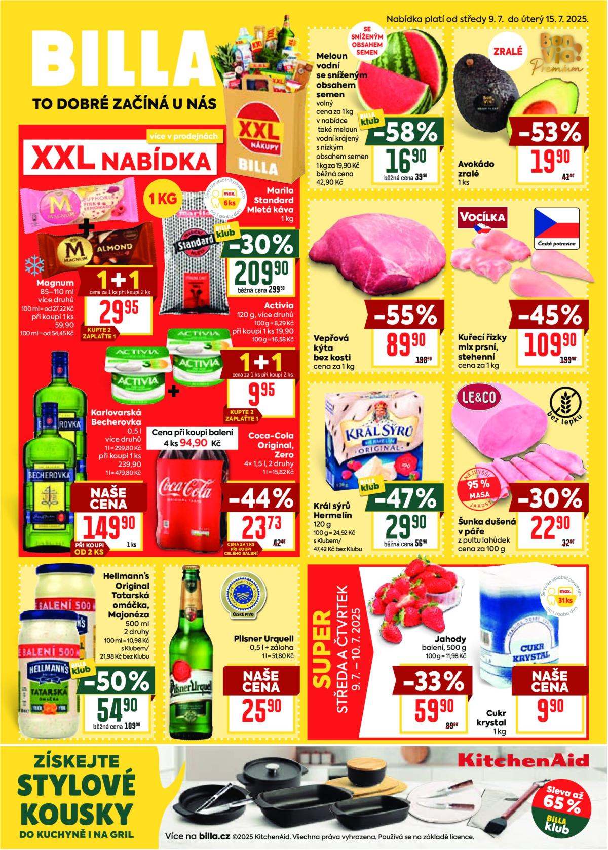 Leták Billa - Malý leták od 09.07. do 15.07.