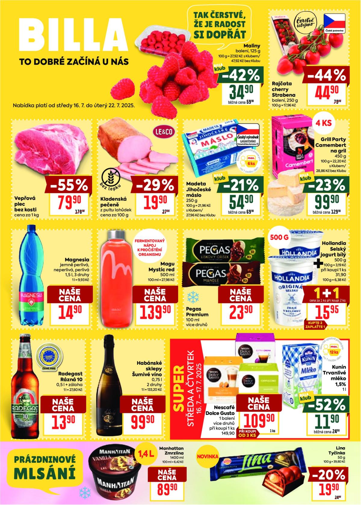Leták Billa - Malý leták od 16.07. do 22.07.