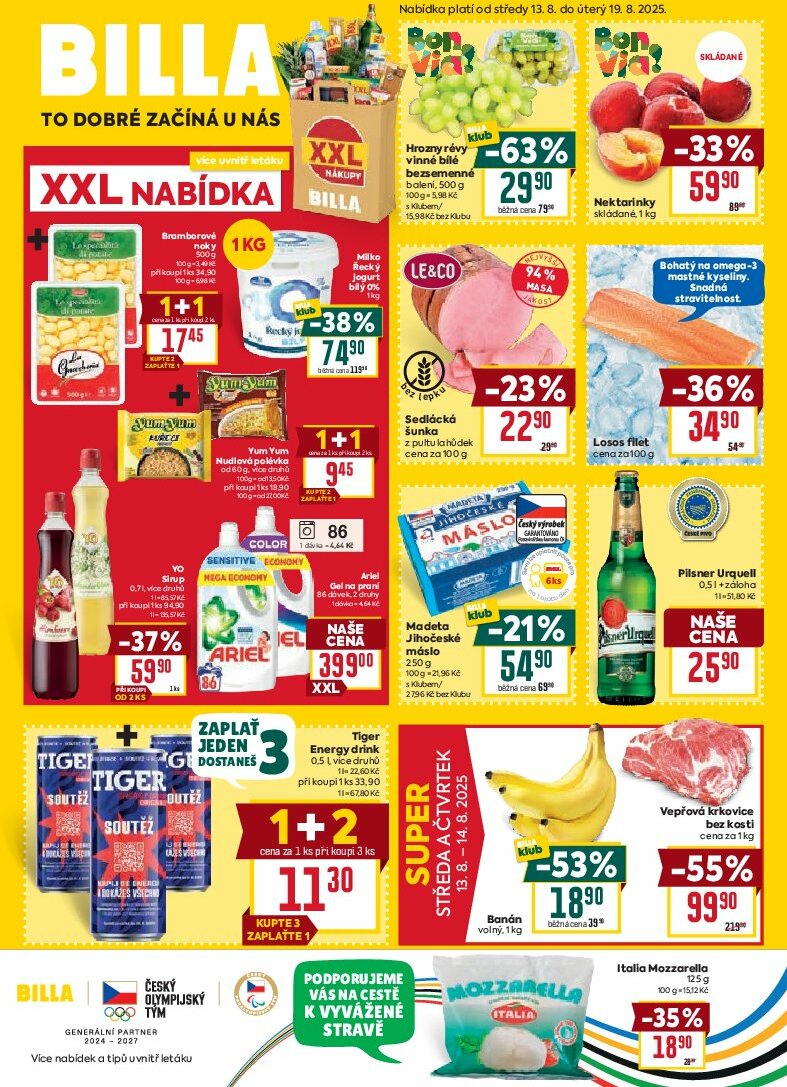 Leták Billa od 13.08. do 19.08.