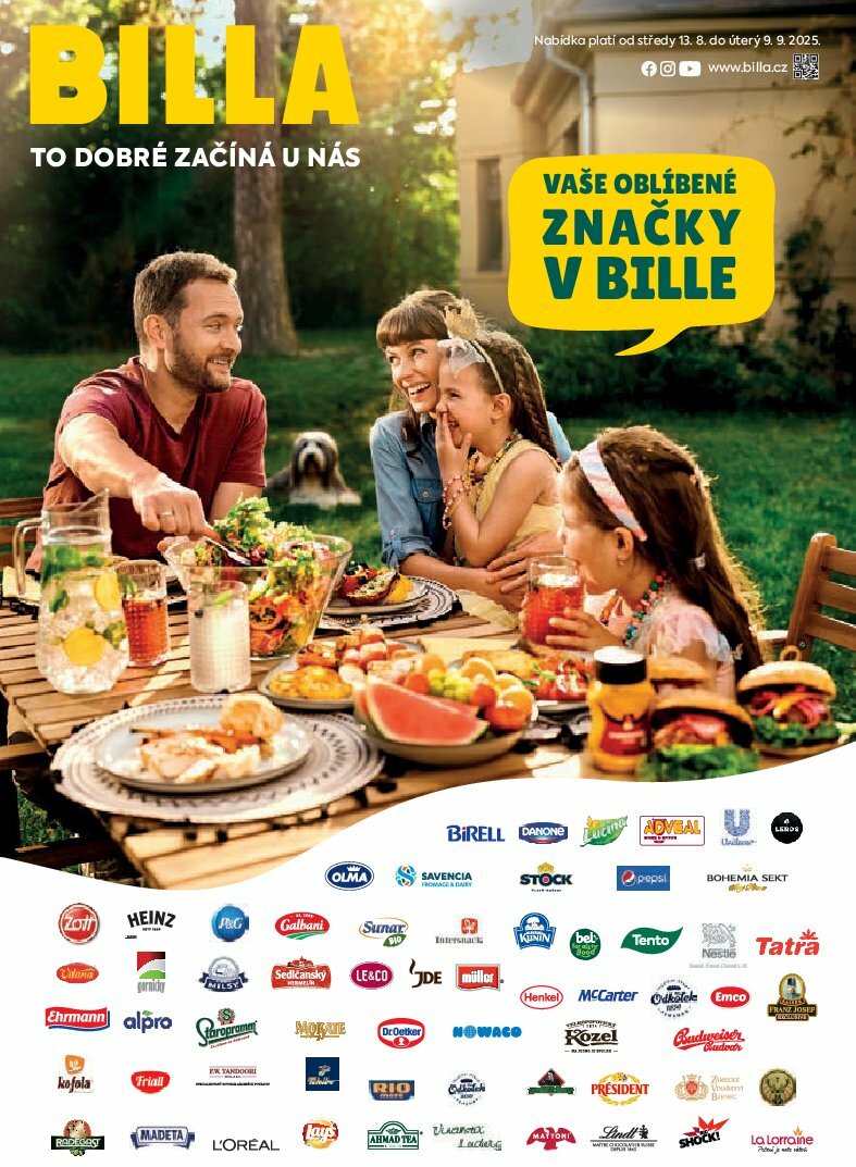 Leták Billa - Partneři od 13.08. do 09.09.