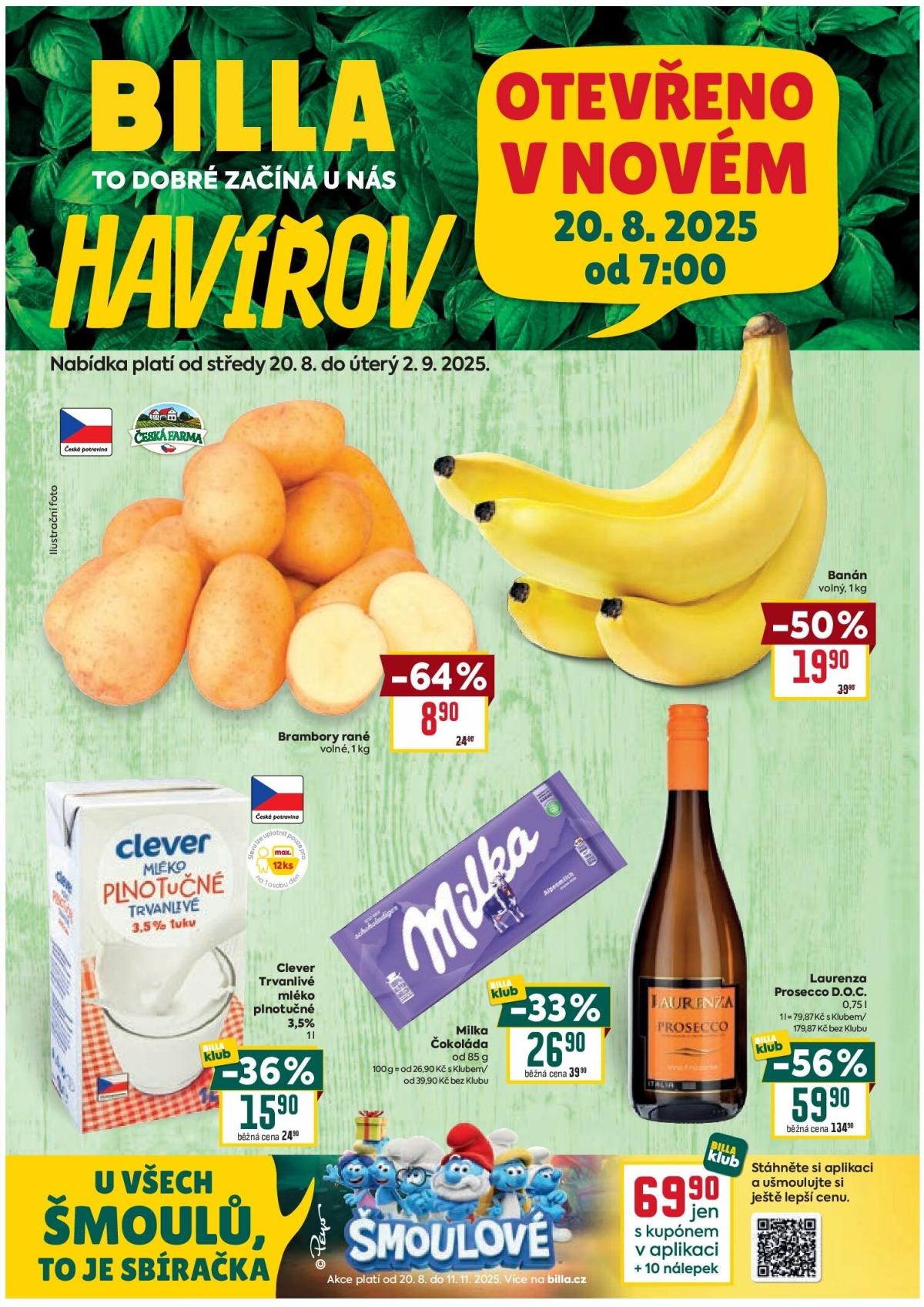 Leták Billa - Havířov od 20.08. do 02.09.