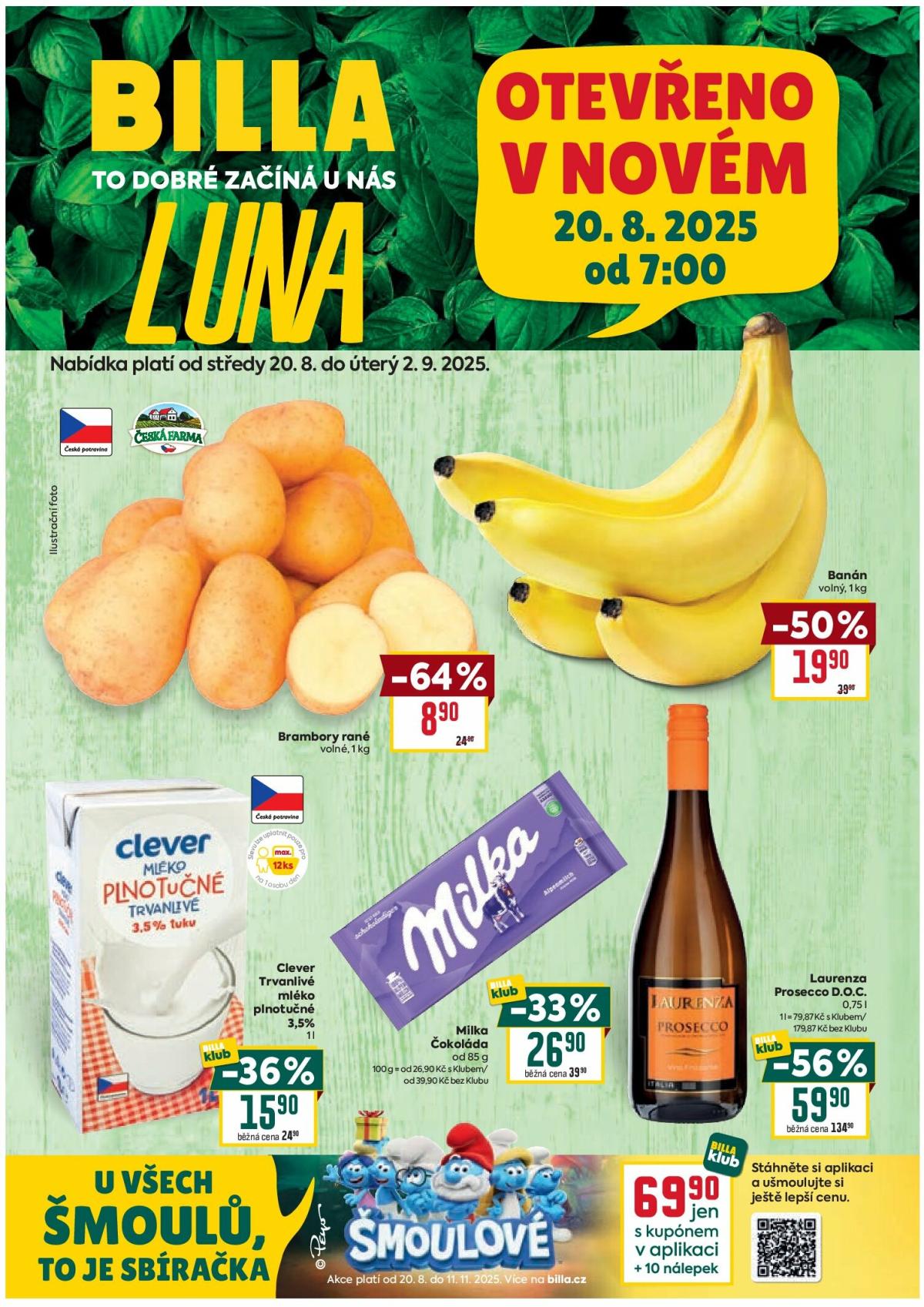 Leták Billa - Luna od 20.08. do 02.09.