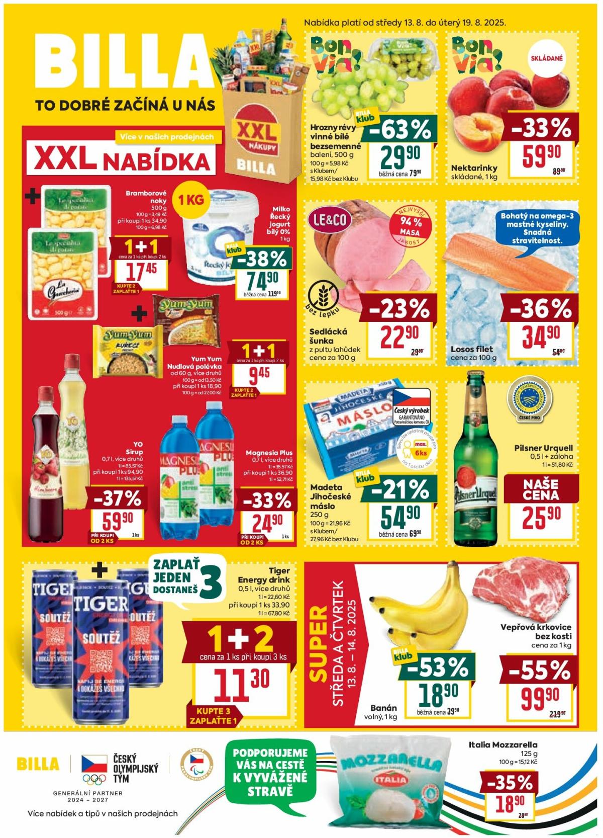 Leták Billa - Malý leták od 20.08. do 26.08.