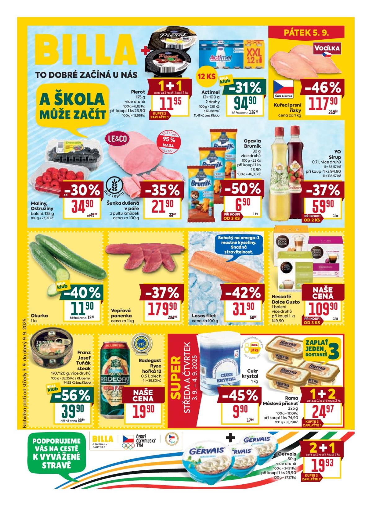 Leták Billa - Malý leták od 10.09. do 16.09.