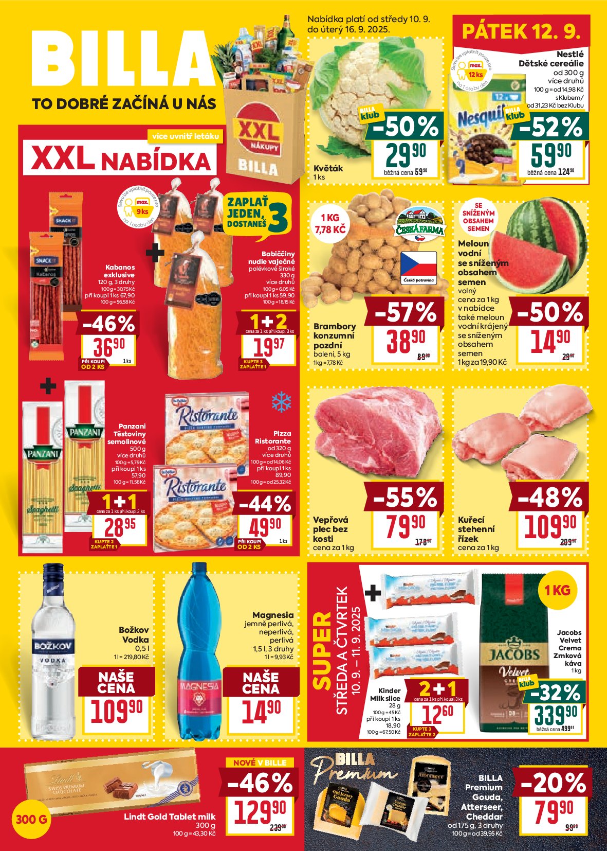 Leták Billa od 10.09. do 16.09.