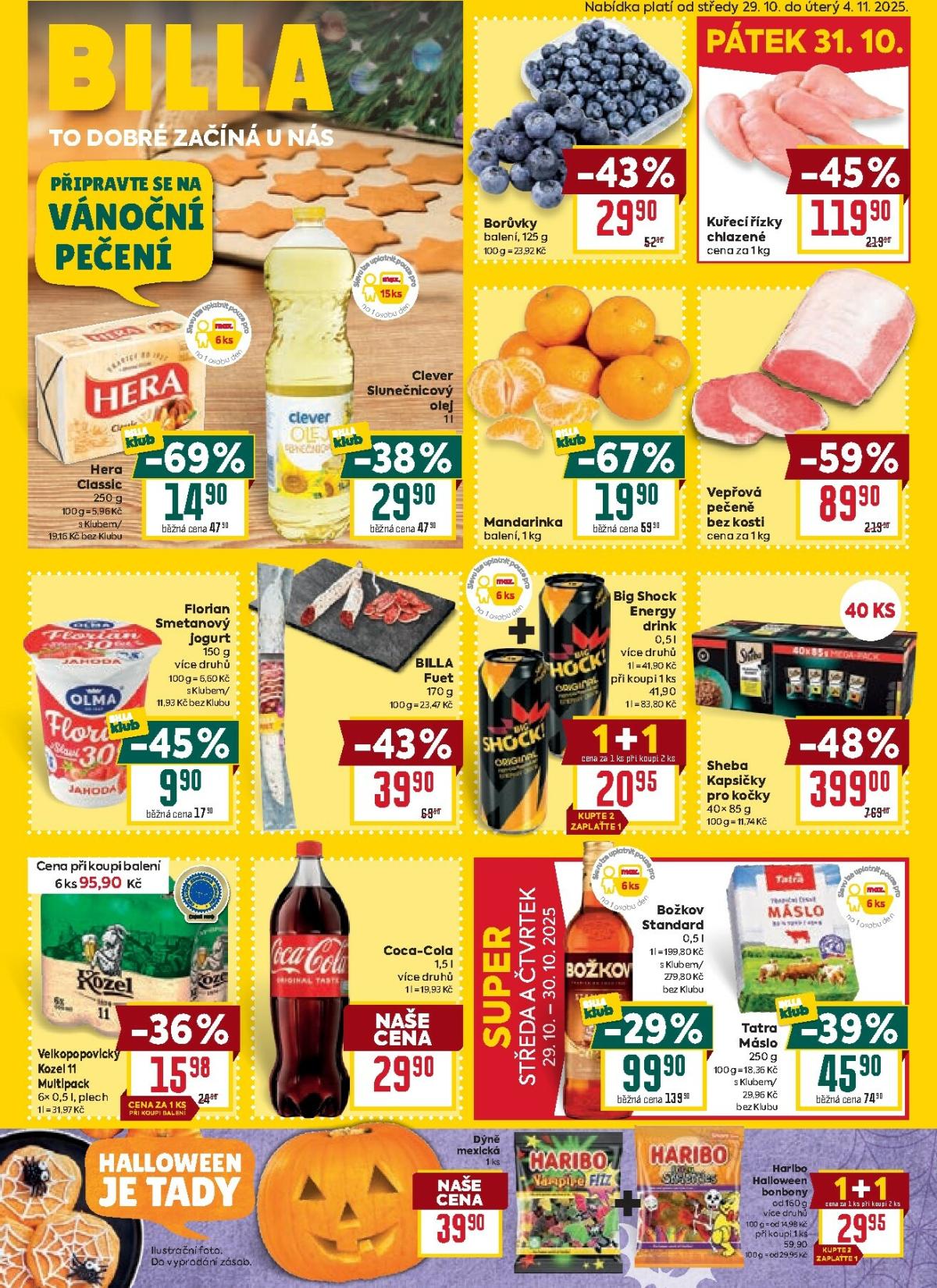 Aktuální leták Billa od 29.10. do 04.11.