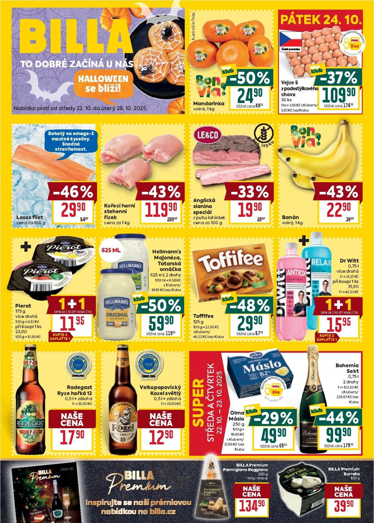 Aktuální leták Billa - Malý leták od 29.10. do 04.11.