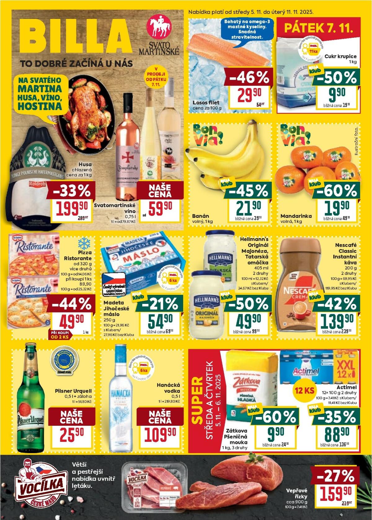 Aktuální leták Billa - Malý leták od 12.11. do 18.11.