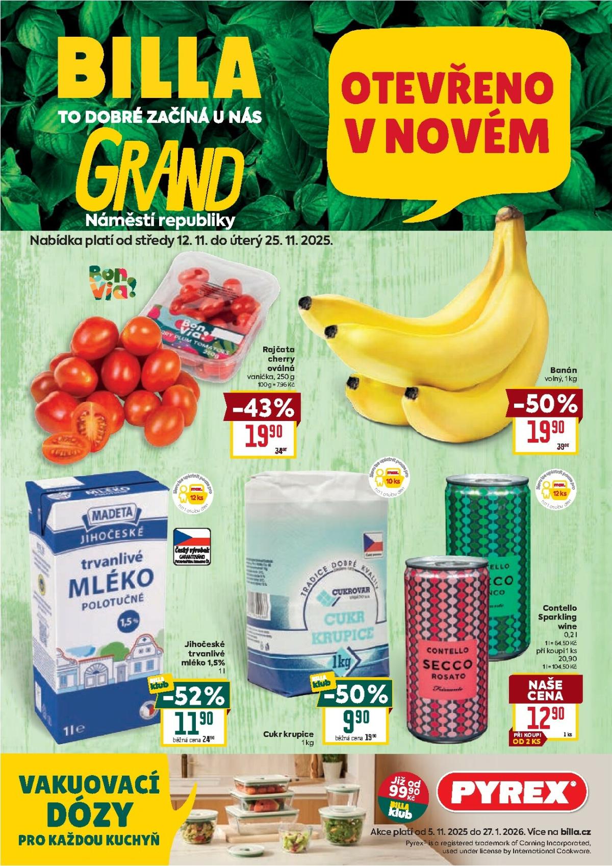 Aktuální leták Billa - Pardubice od 12.11. do 25.11.