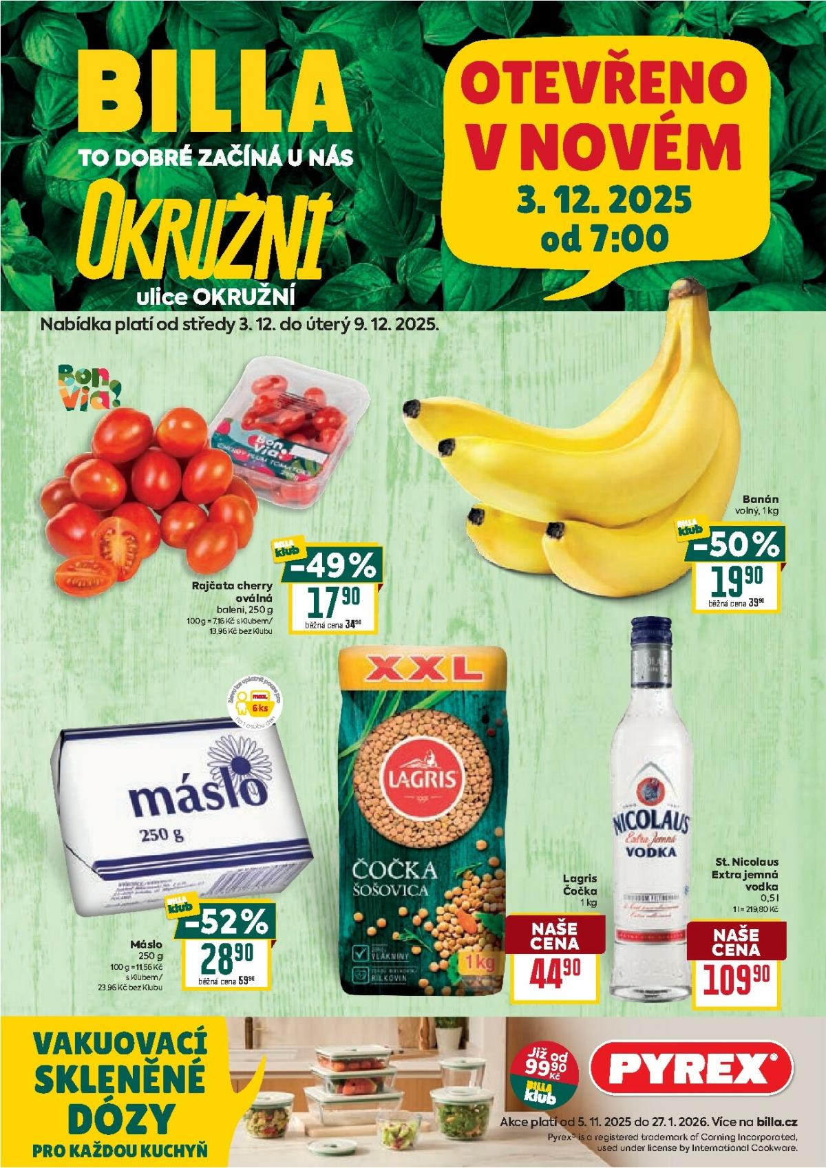 Aktuální leták Billa - Zlín od 03.12. do 09.12.