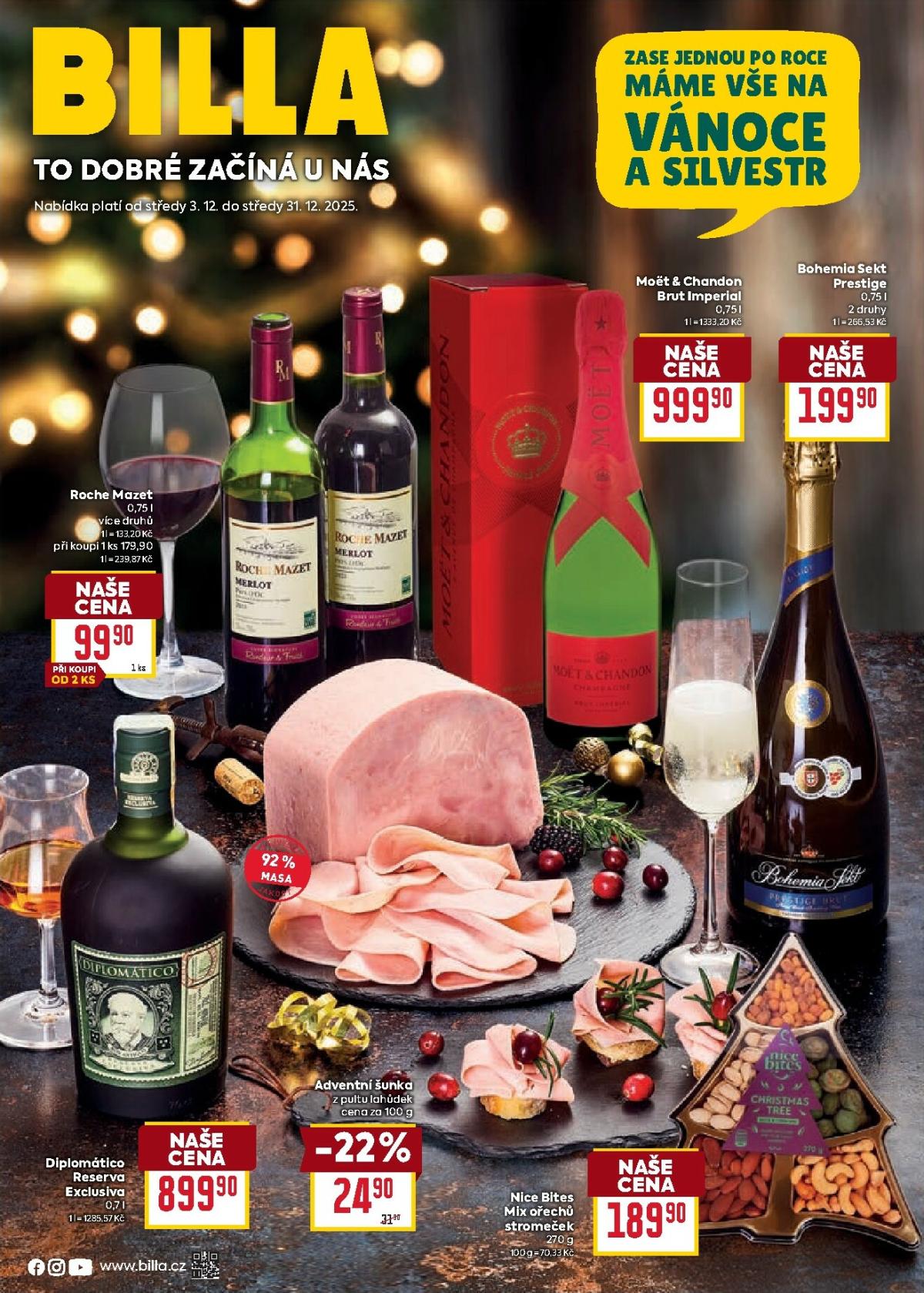 Aktuální leták Billa - Delikatesy od 03.12. do 31.12.