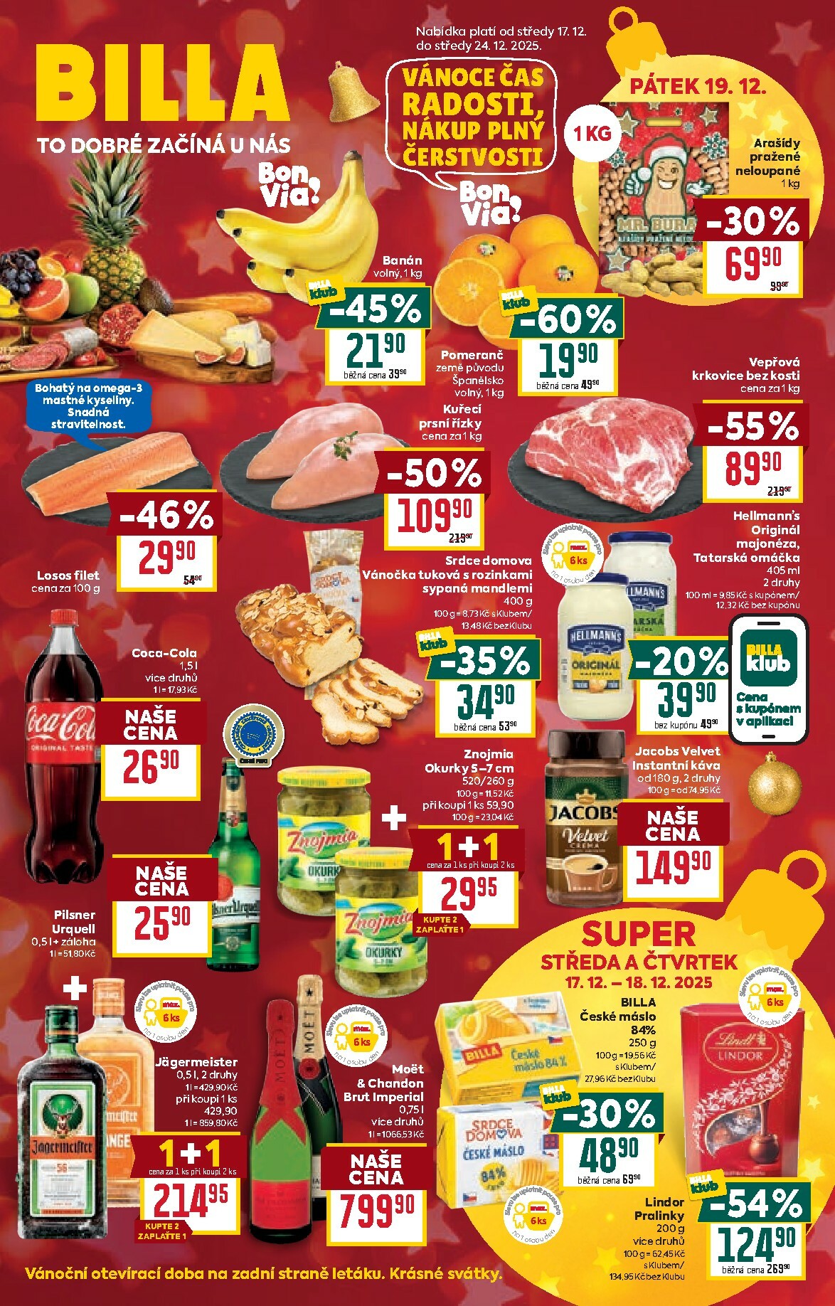 Aktuální leták Billa od 17.12. do 24.12.