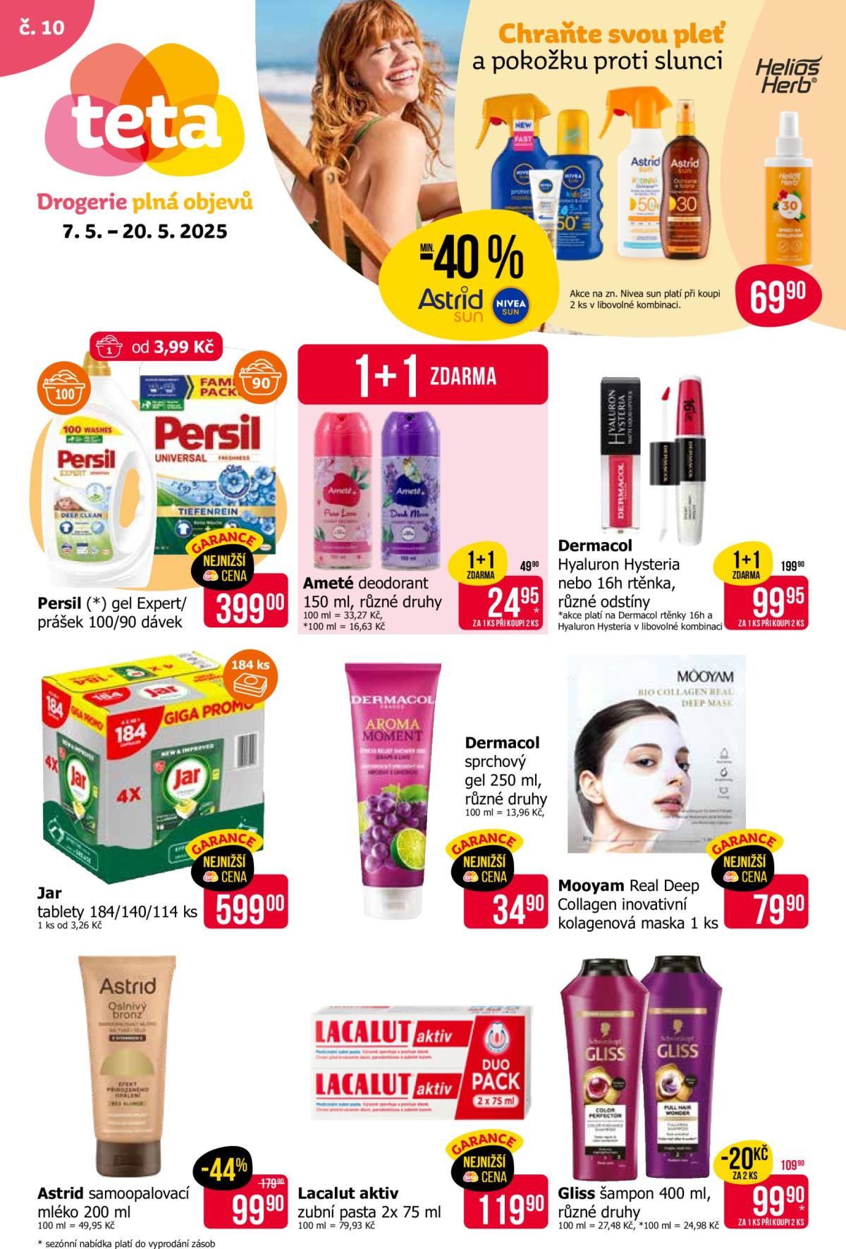 Leták Teta drogerie od 07.05. do 20.05.