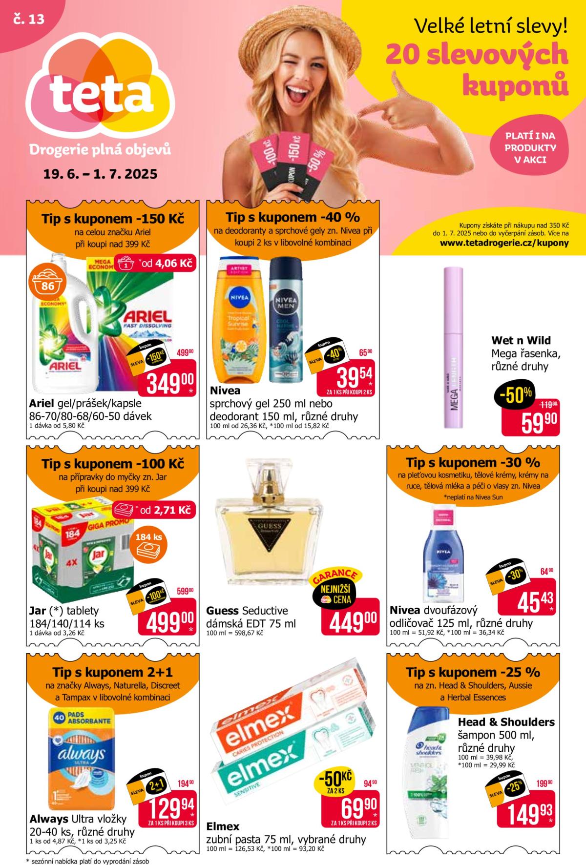 Leták Teta drogerie od 19.06. do 01.07.