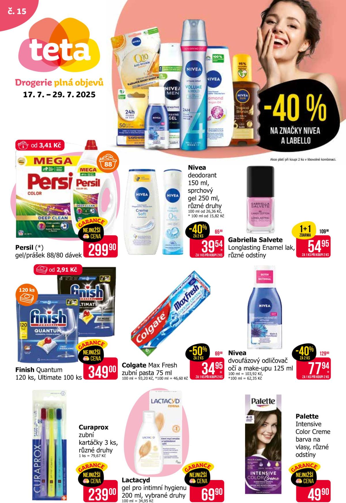 Leták Teta drogerie od 17.07. do 29.07.