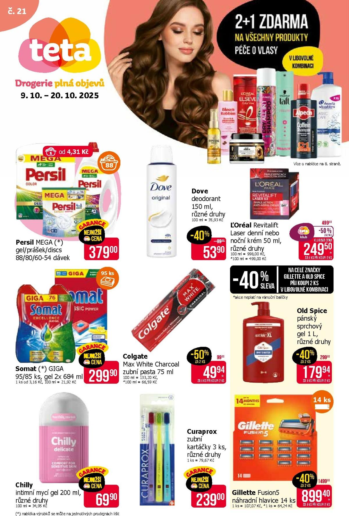 Aktuální leták Teta drogerie od 09.10. do 20.10.