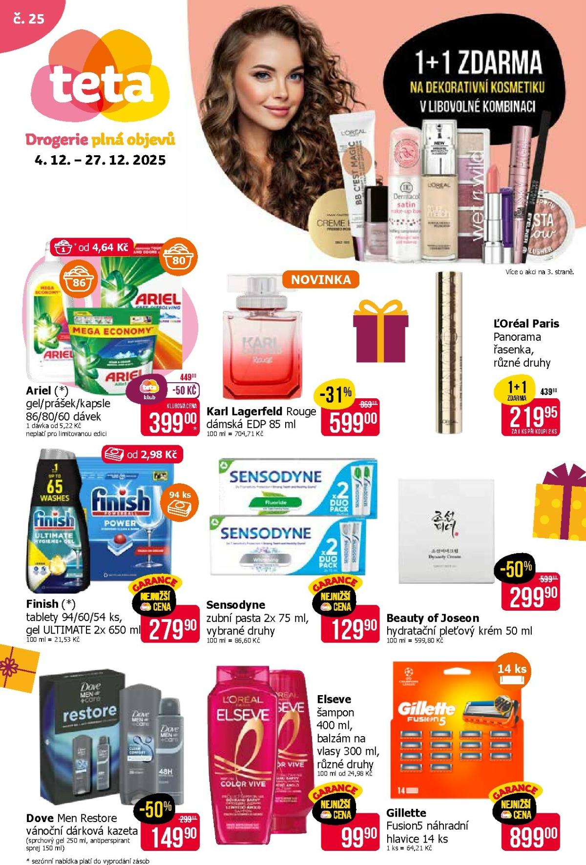 Aktuální leták Teta drogerie od 04.12. do 27.12.