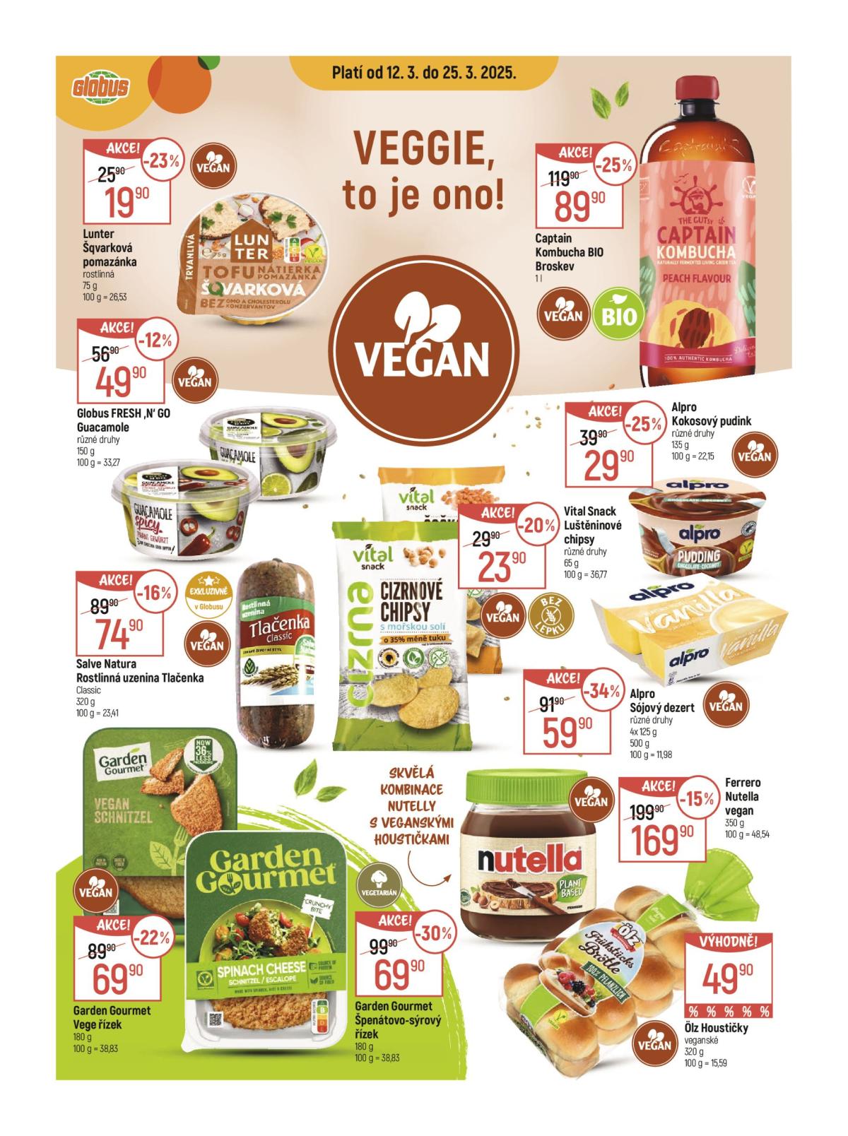 Leták Globus - Vegan od 12.03. do 25.03.