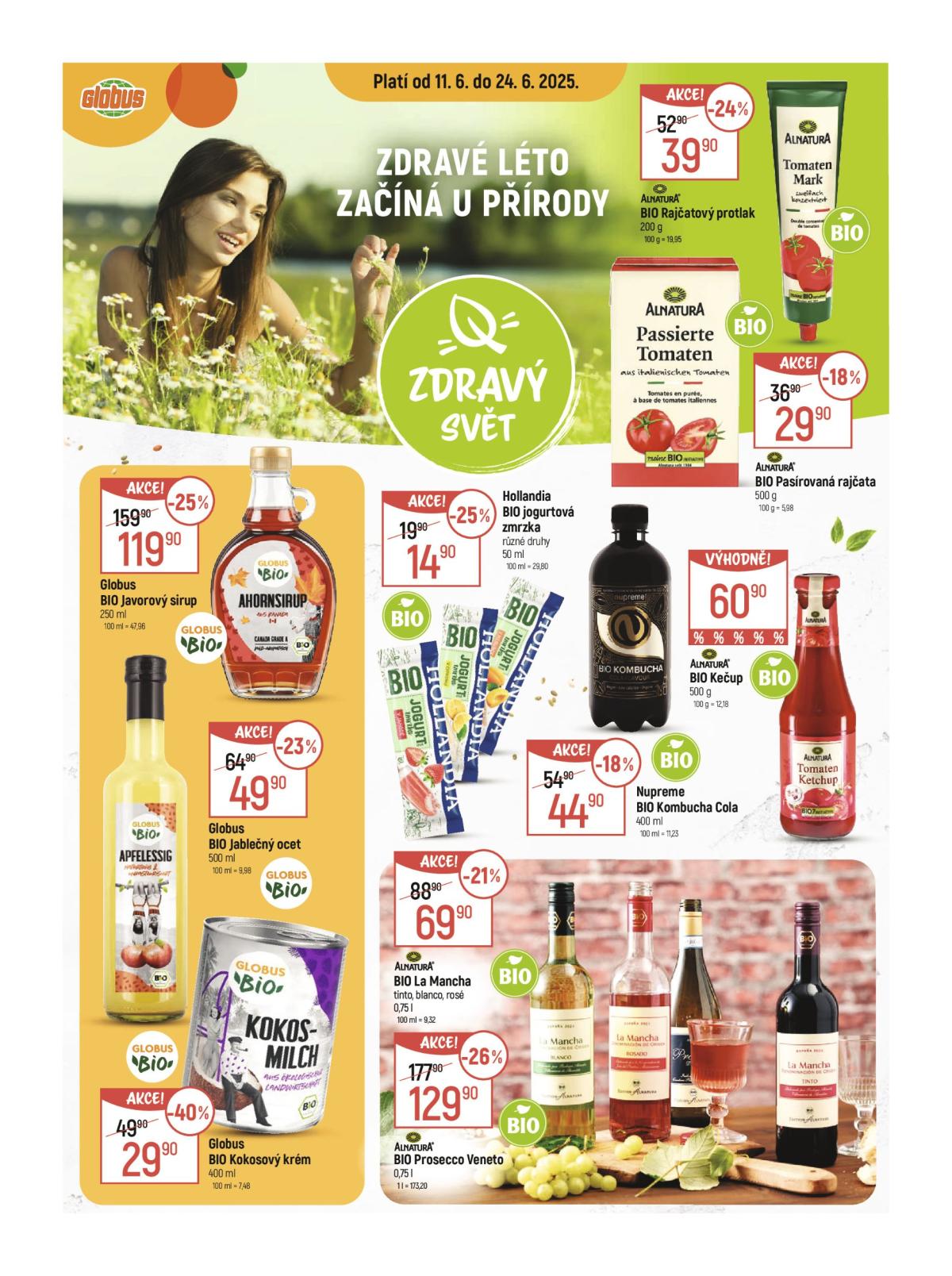 Leták Globus - Zdravý svět od 11.06. do 24.06.