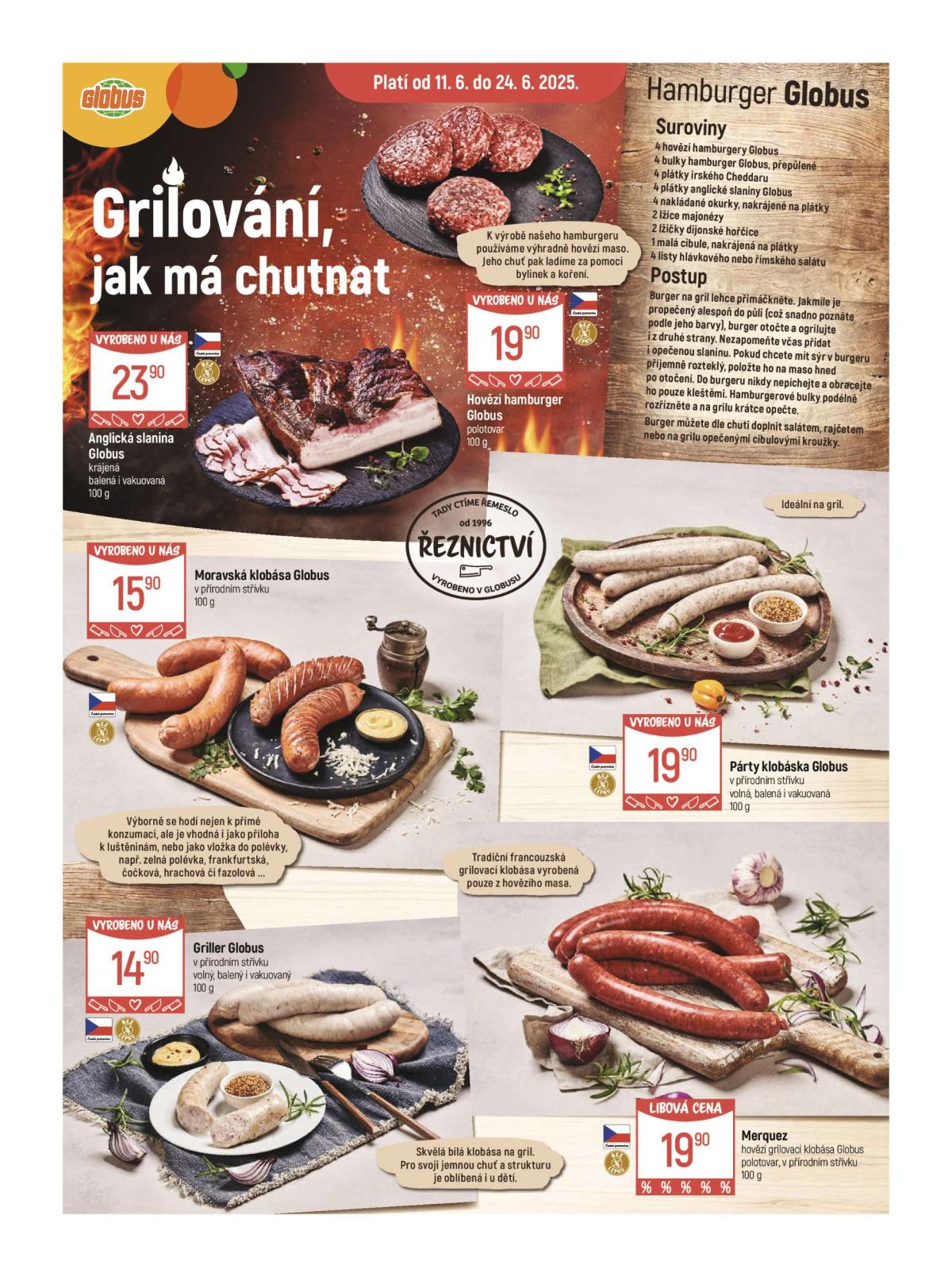 Leták Globus - Grilování od 11.06. do 24.06.