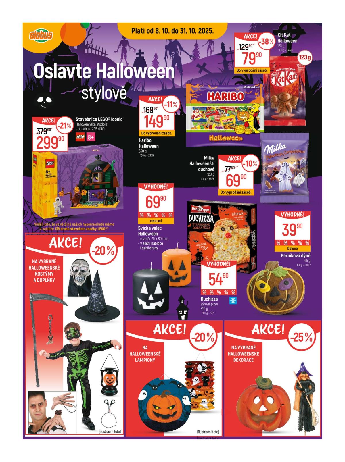 Aktuální leták Globus - Halloween od 08.10. do 31.10.