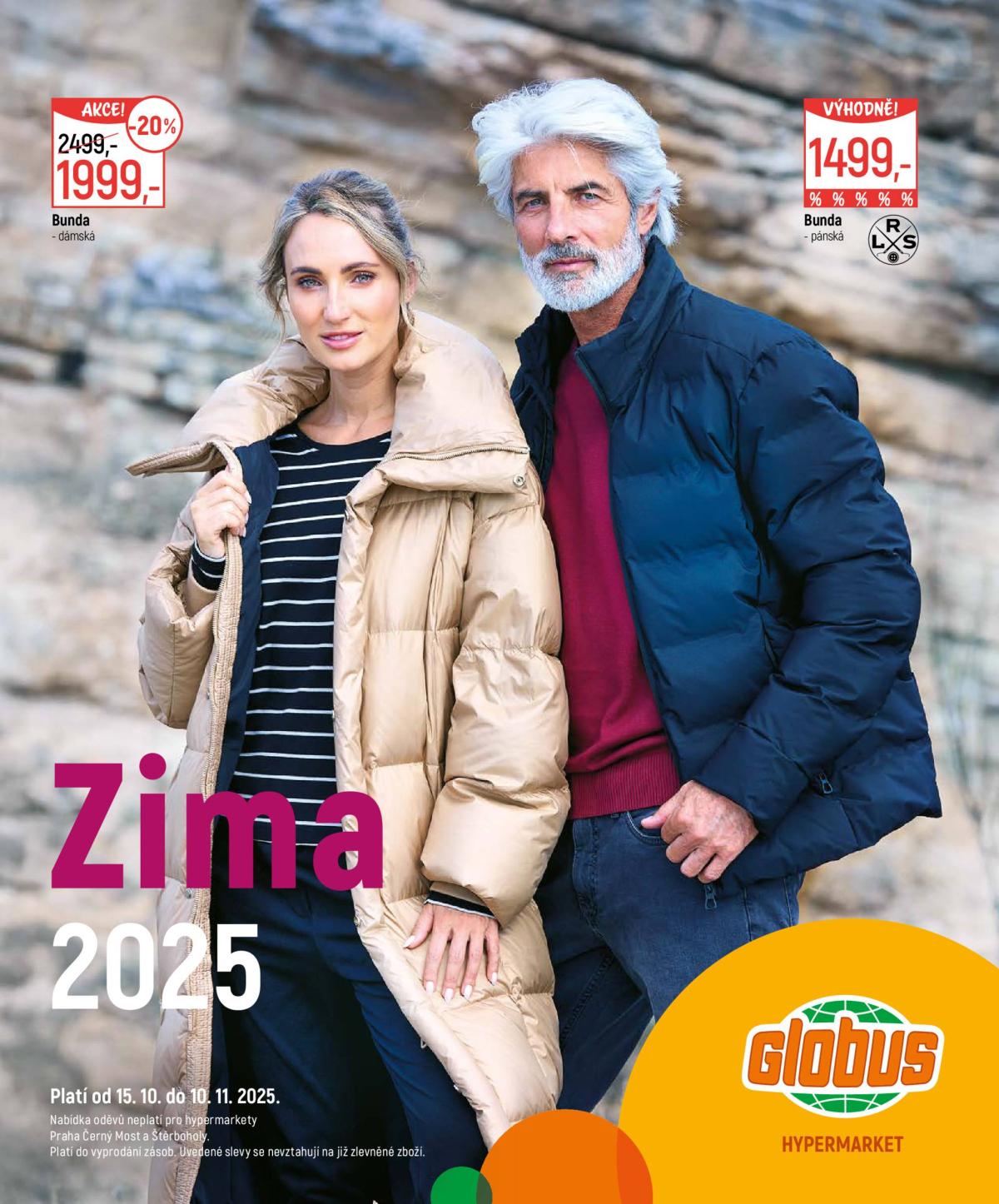 Aktuální leták Globus - Zimní oblečení od 15.10. do 10.11.