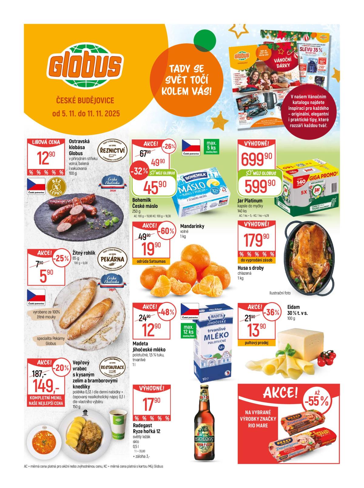 Aktuální leták Globus - České Budějovice od 05.11. do 11.11.