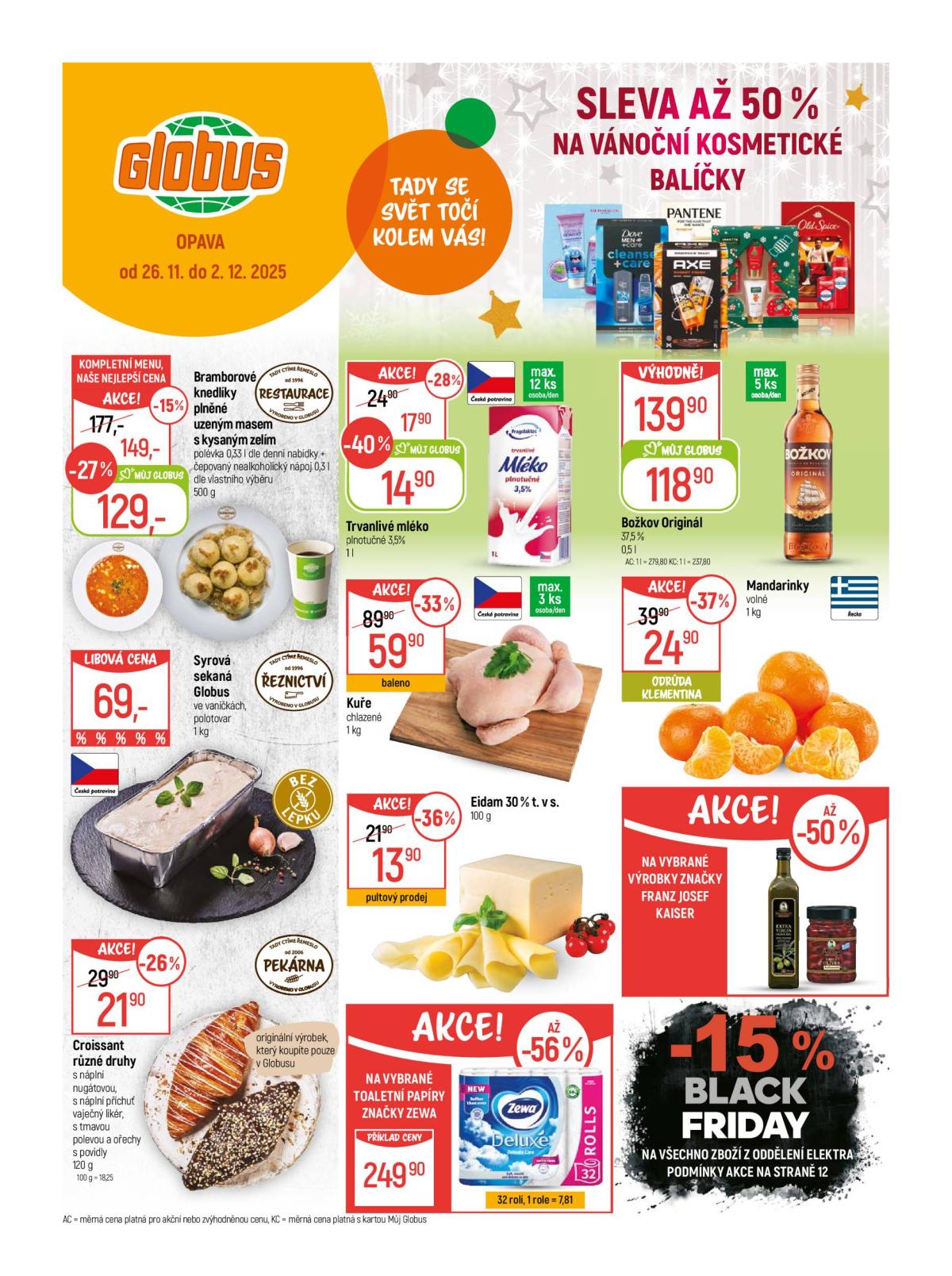 Aktuální leták Globus - Opava od 26.11. do 02.12.