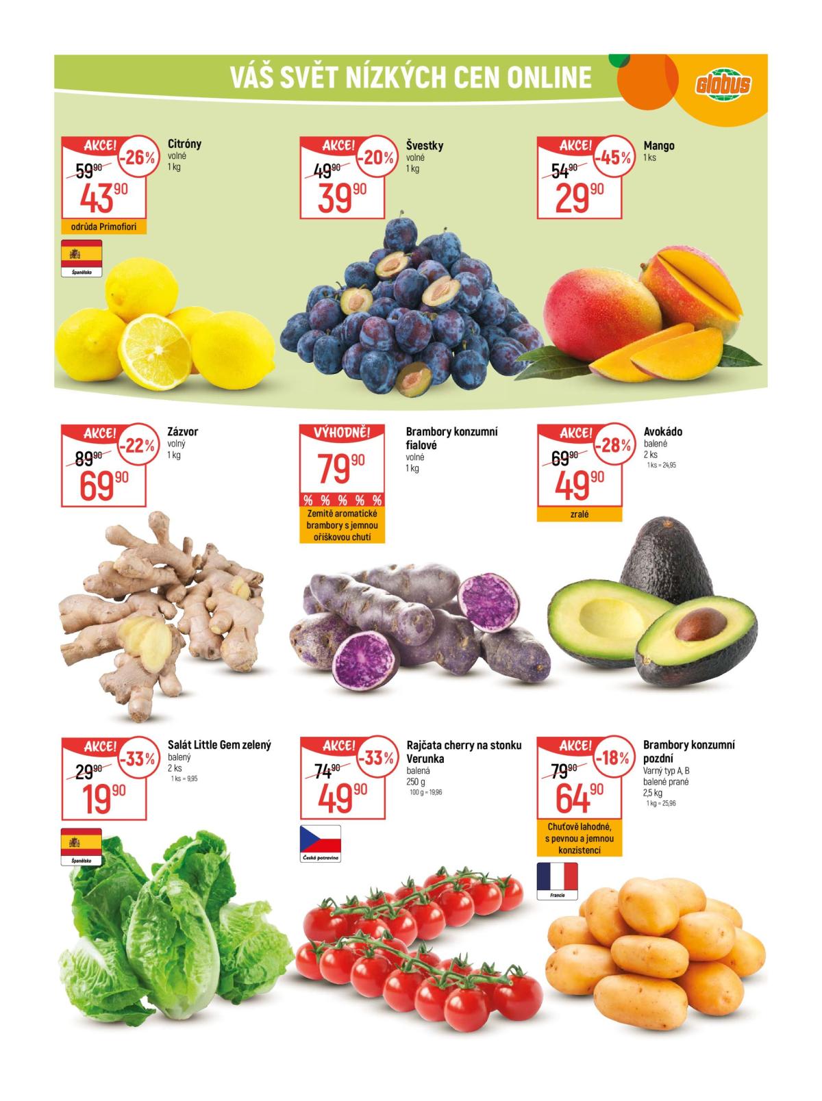 Aktuální leták Globus - Váš svět nízkých cen od 25.11. do 02.12.