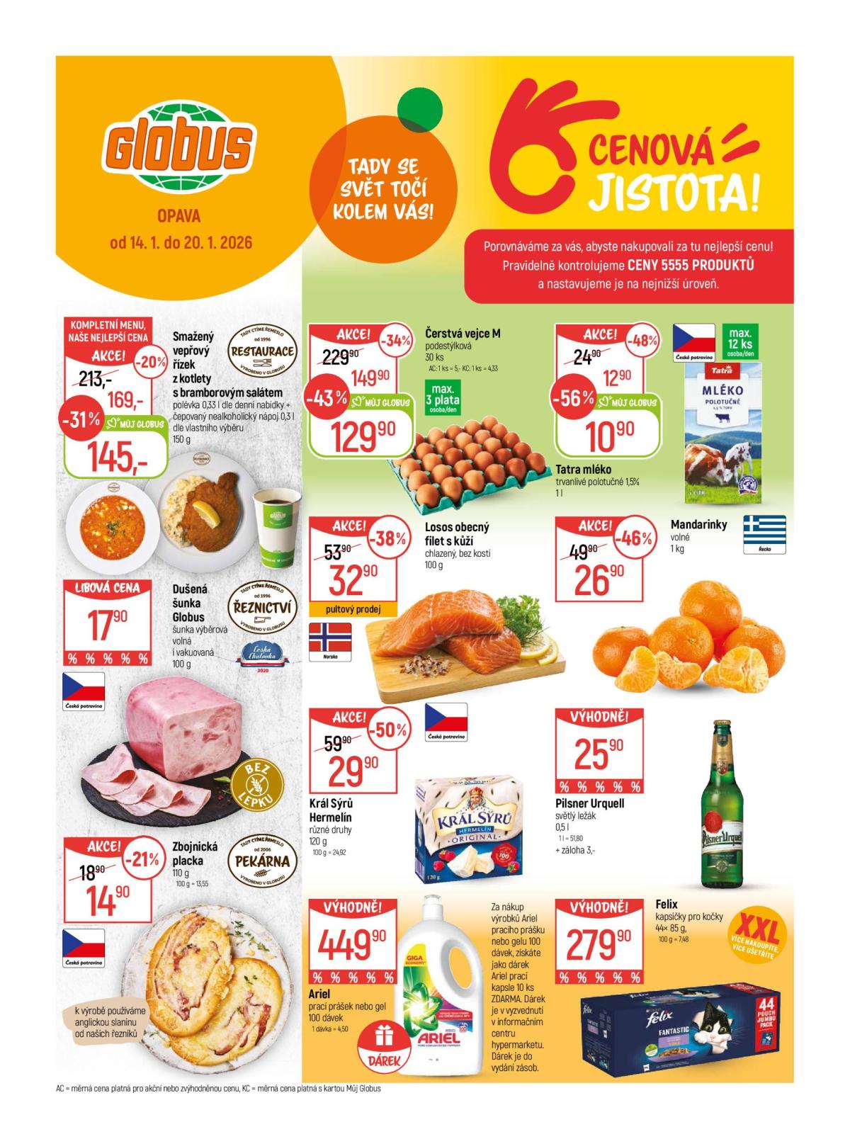 Aktuální leták Globus - Opava od 14.01. do 20.01.