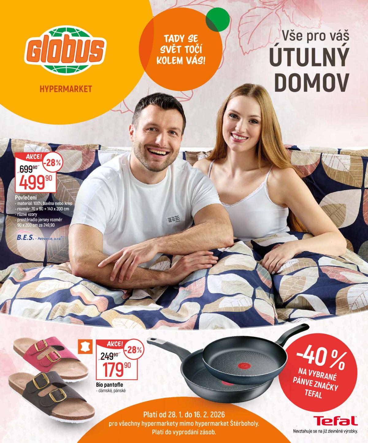 Globus - Hypermarket leták platný od středy 28.01.2026 do pondělí 16.02.2026